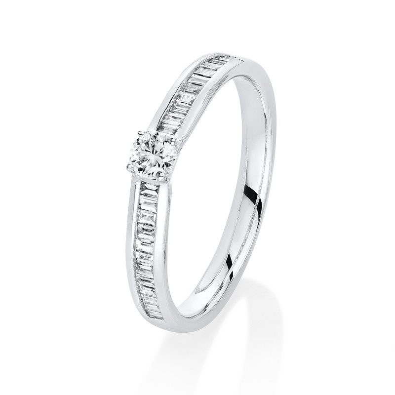 Ring 4er-Krappe 18 kt WG
