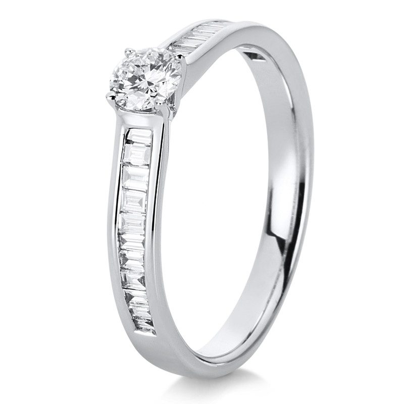 Ring 4er-Krappe 14 kt WG