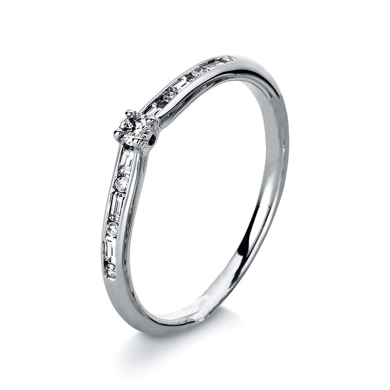 Ring 4er-Krappe 14 kt WG