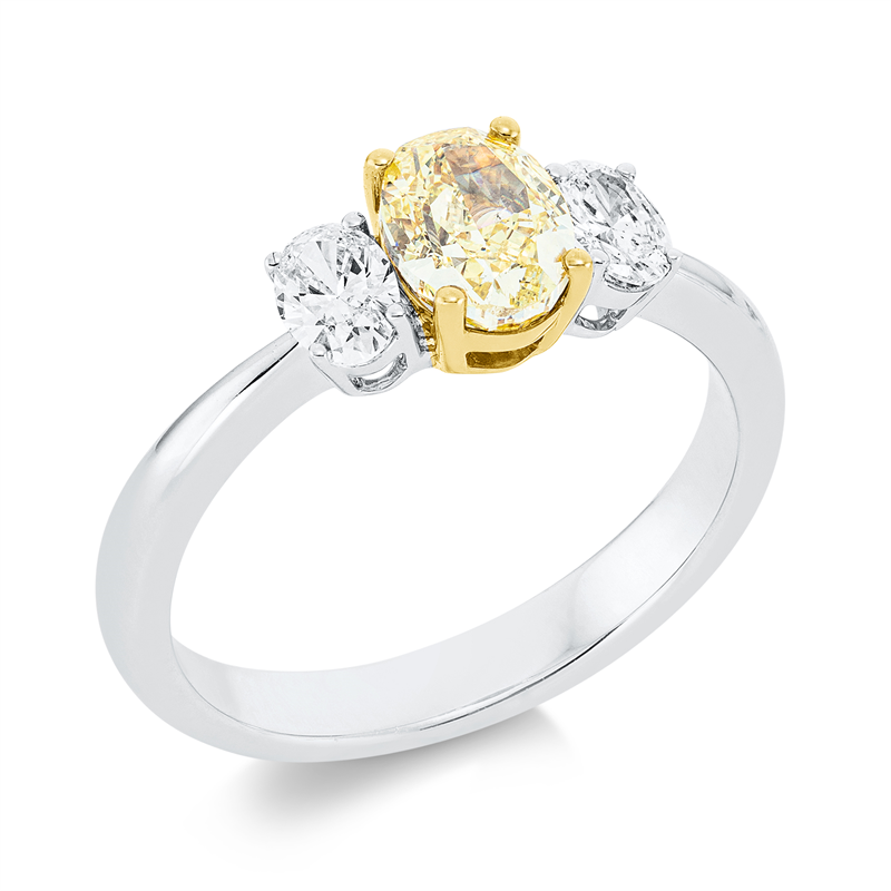 Ring 18 kt WG+GG, GIA 7516571095