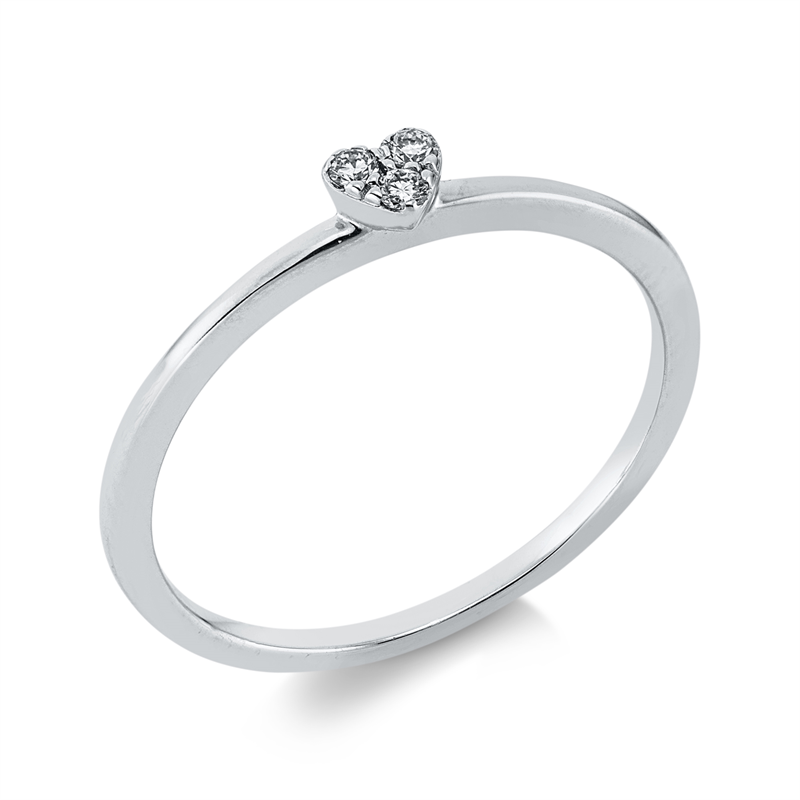 Ring 18 kt GG Herz