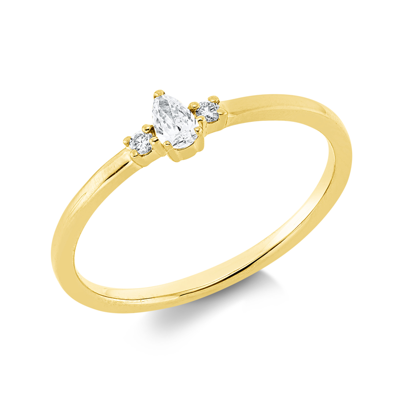 Ring 3er-Krappe 18 kt GG