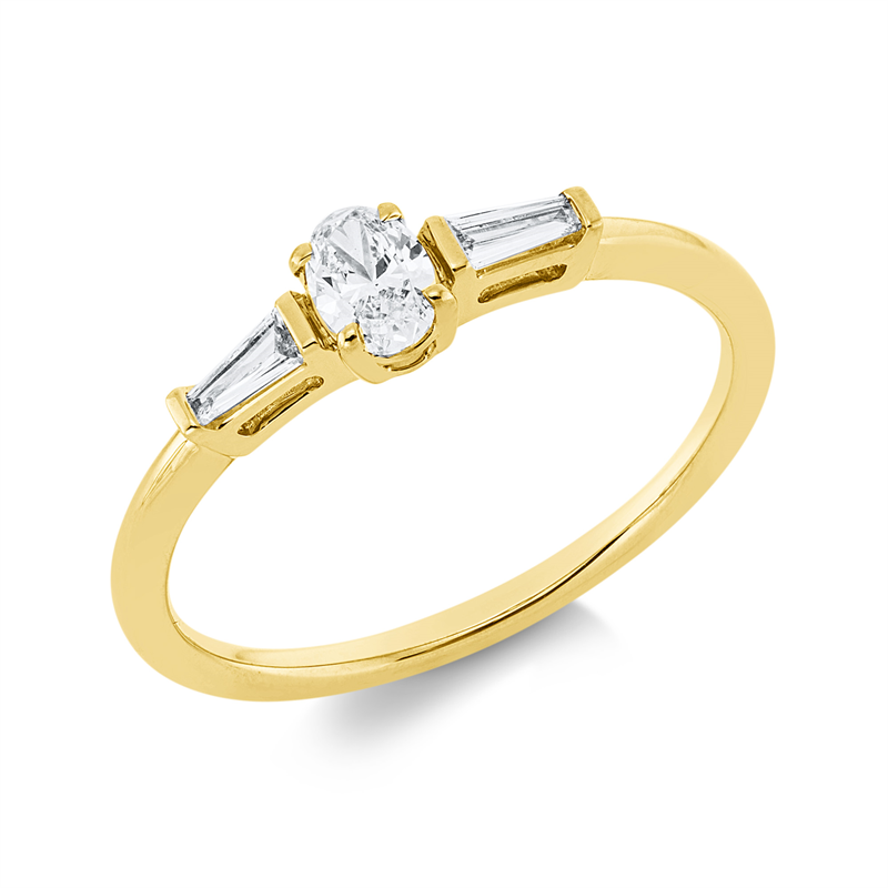 Ring 4er-Krappe 18 kt GG