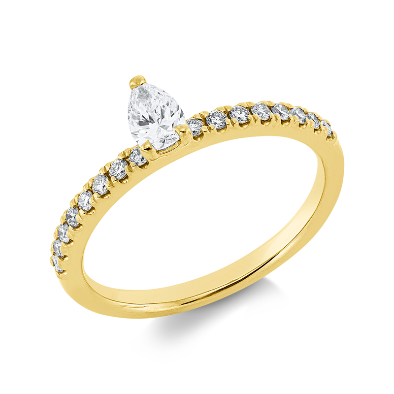 Ring 3er-Krappe 18 kt GG