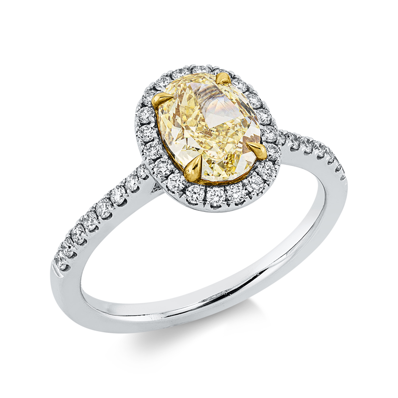 Ring 4er-Krappe 18 kt WG+GG, GIA_7381994332