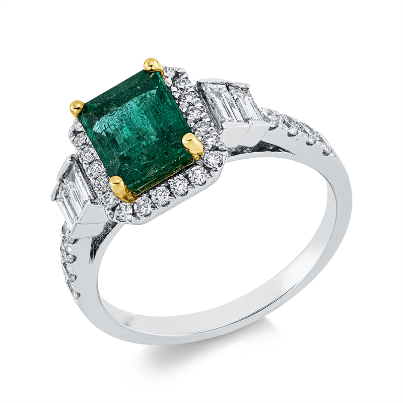 Ring 18 kt WG+GG