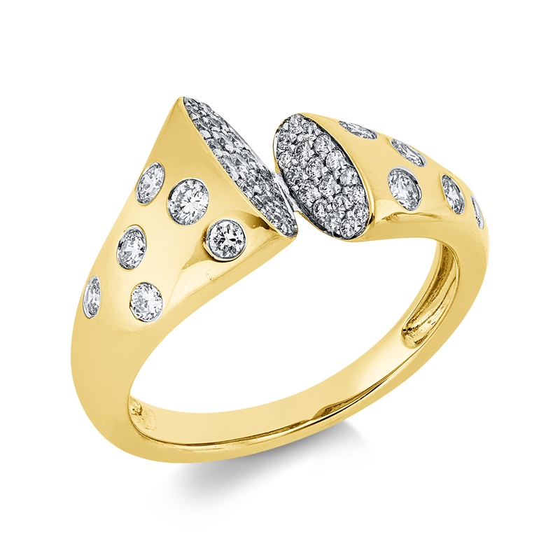 Ring 14 kt GG+WG