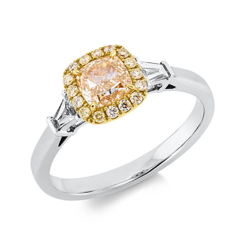 Ring 18 kt WG+GG