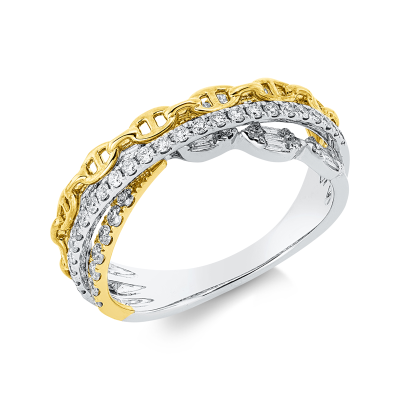 Ring 18 kt WG+GG