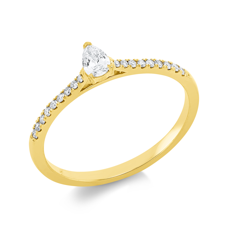 Ring 3er-Krappe 18 kt GG