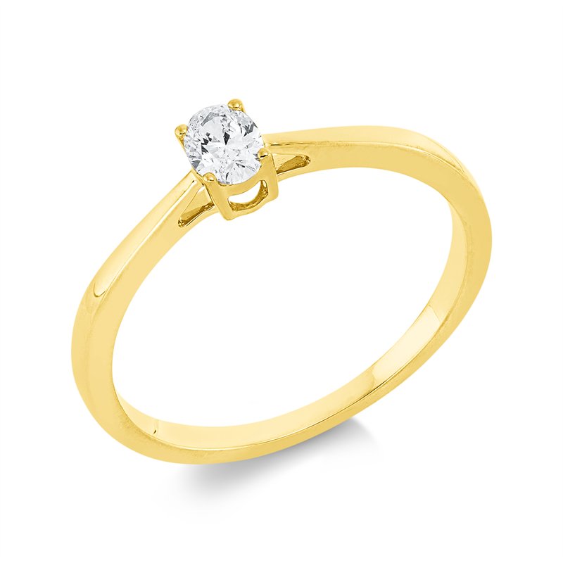 Ring 4er-Krappe 18 kt GG