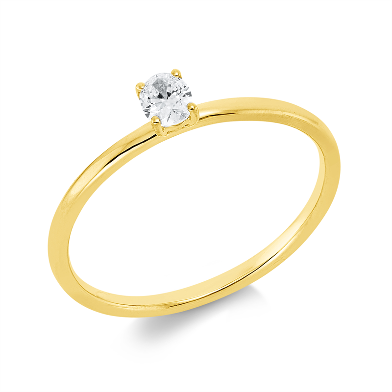 Ring 4er-Krappe 18 kt GG