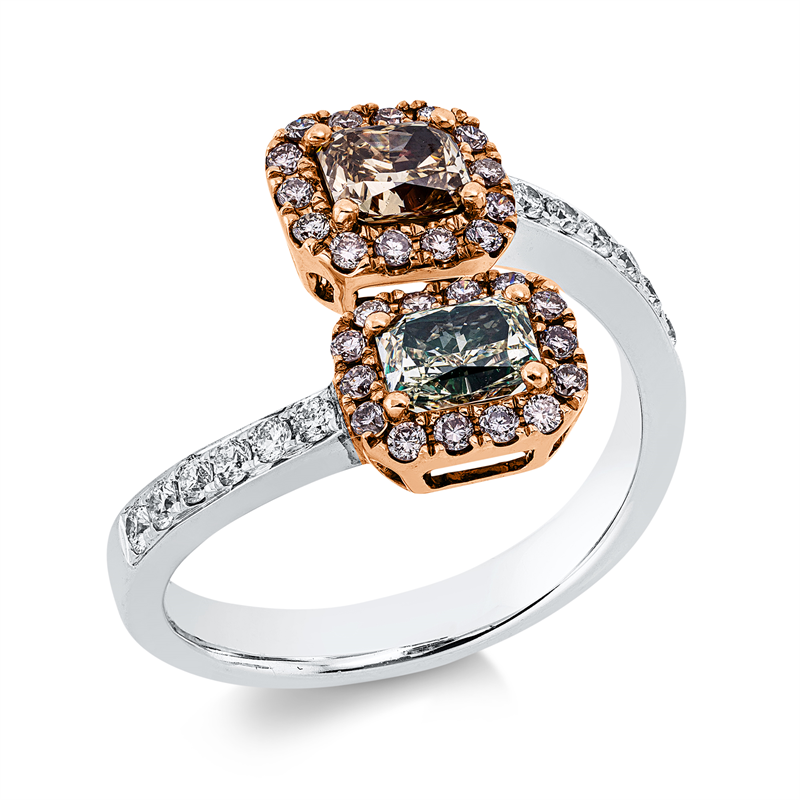 Ring 18 kt WG+RG