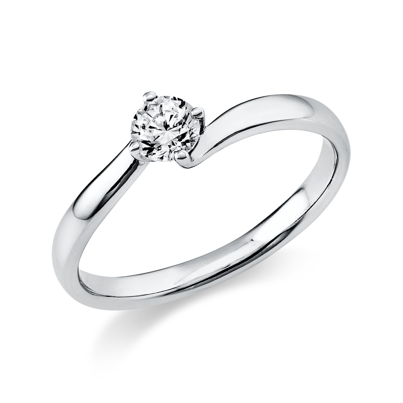 Ring 4er-Krappe 14 kt WG