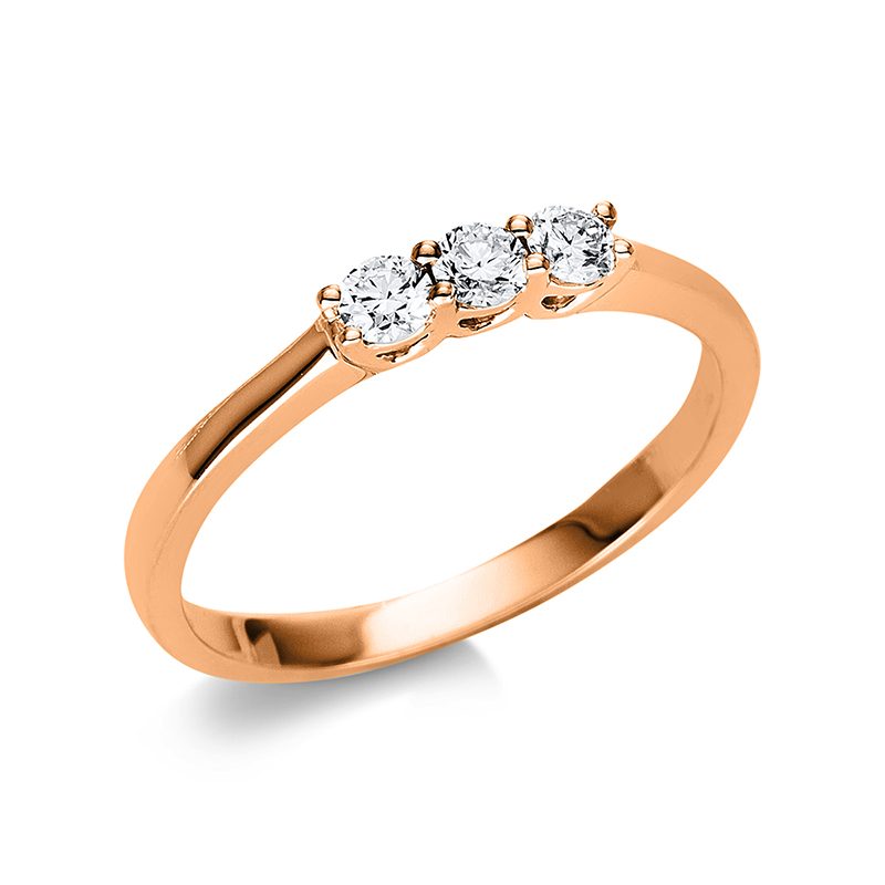 Ring 4er-Krappe 18 kt RG