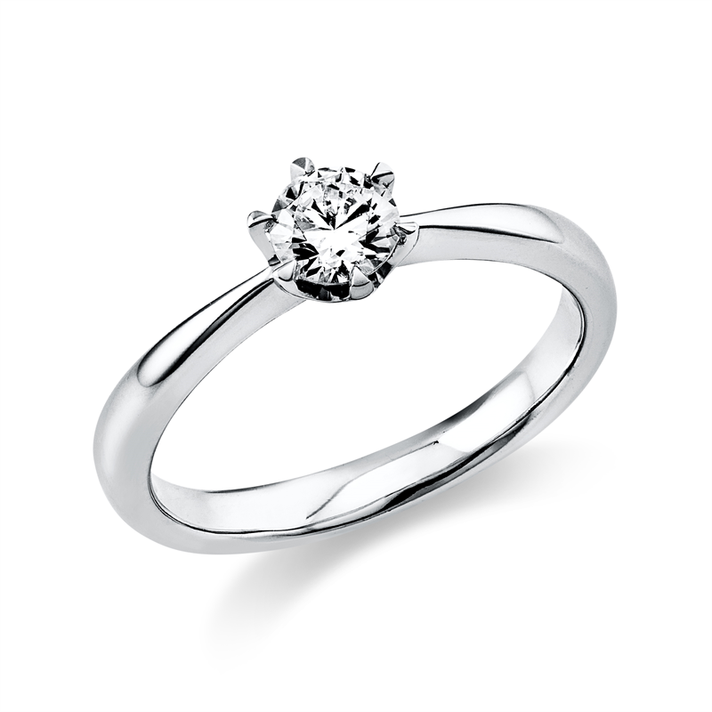 Ring 6er-Krappe 18 kt WG, GIA6502845632