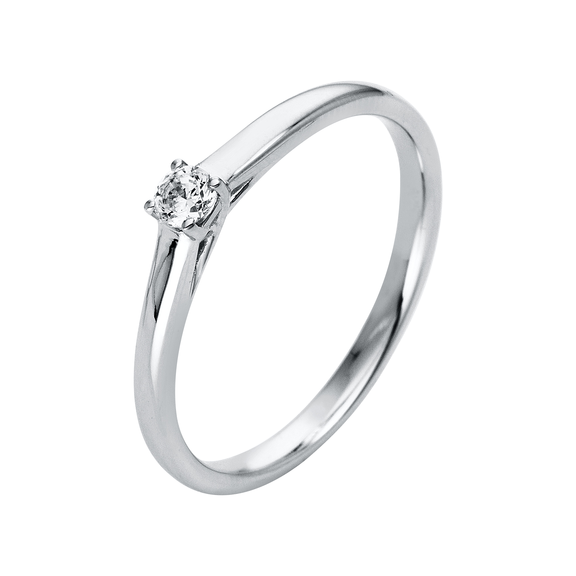 Ring 4er-Krappe 18 kt WG