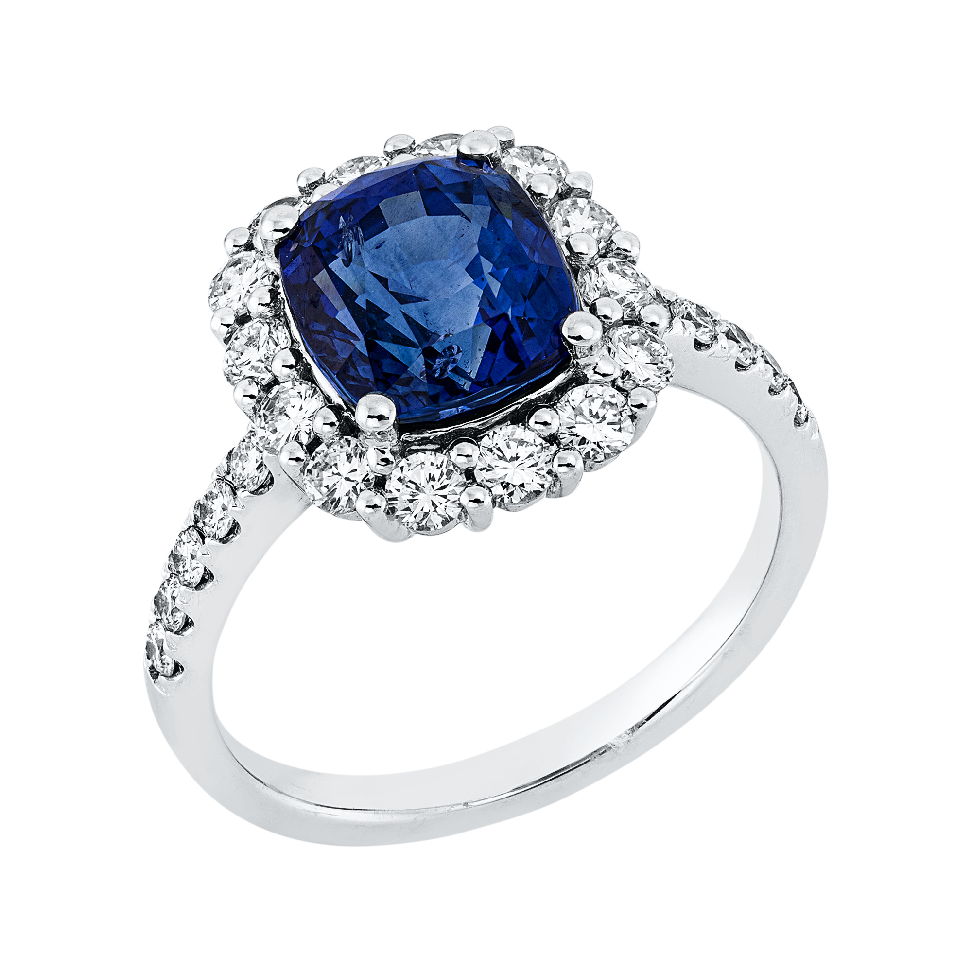 Ring 4er-Krappe 18 kt WG