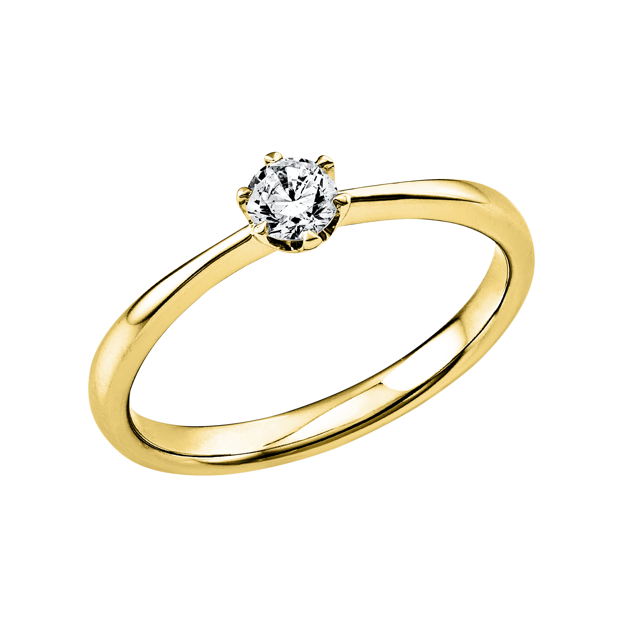 Ring 6er-Krappe 18 kt GG