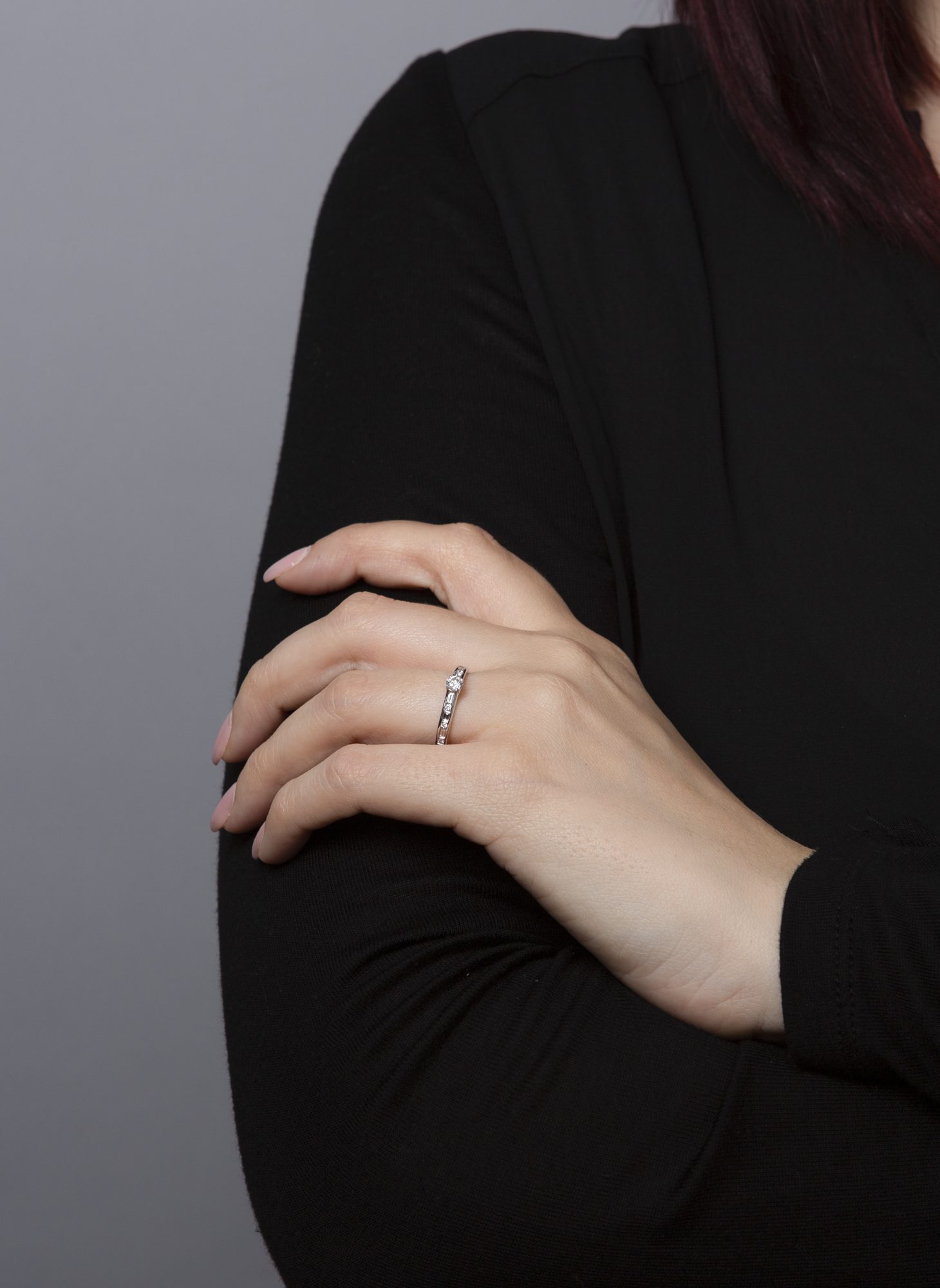 Ring 4er-Krappe 18 kt WG