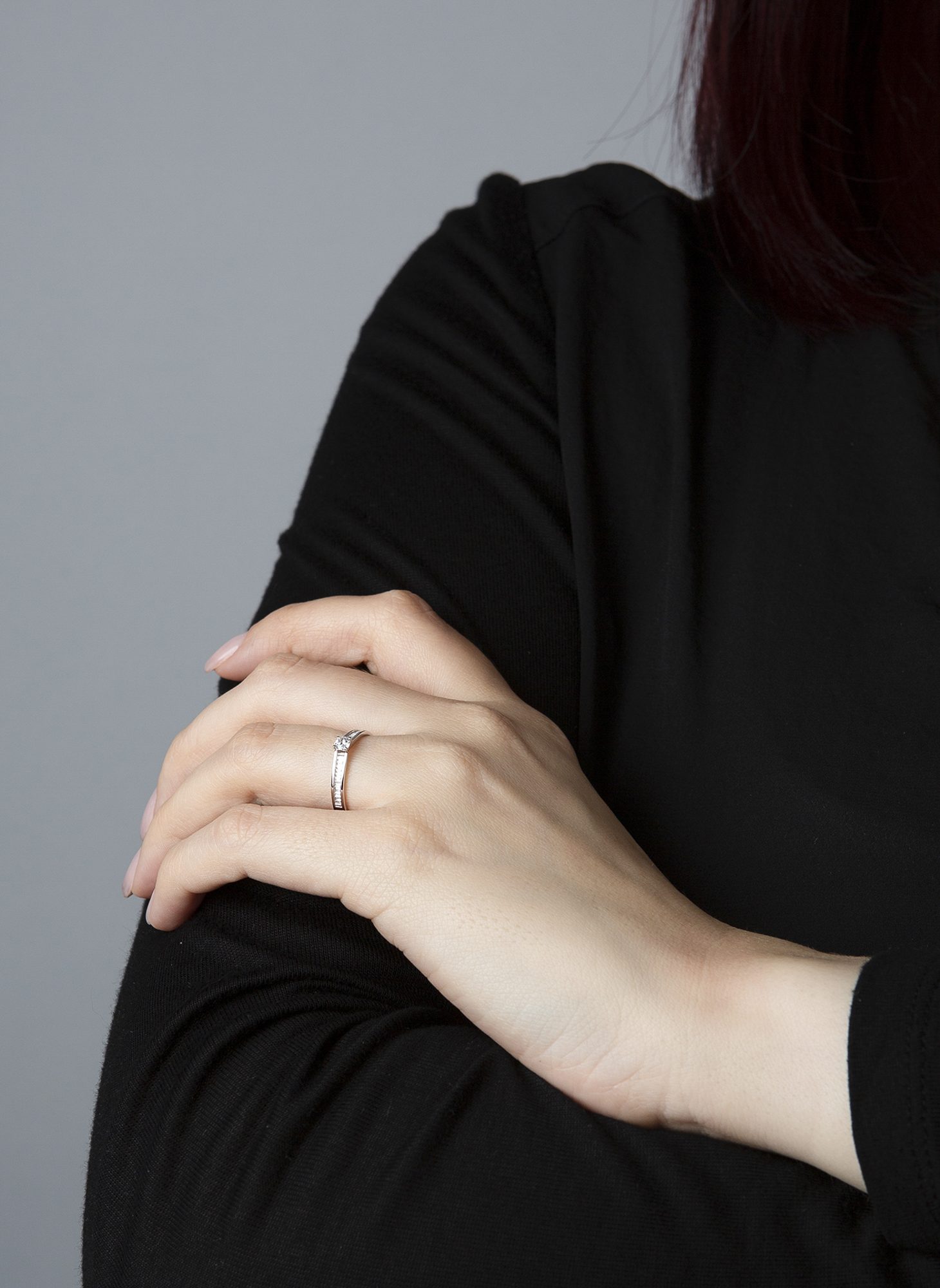 Ring 4er-Krappe 18 kt WG