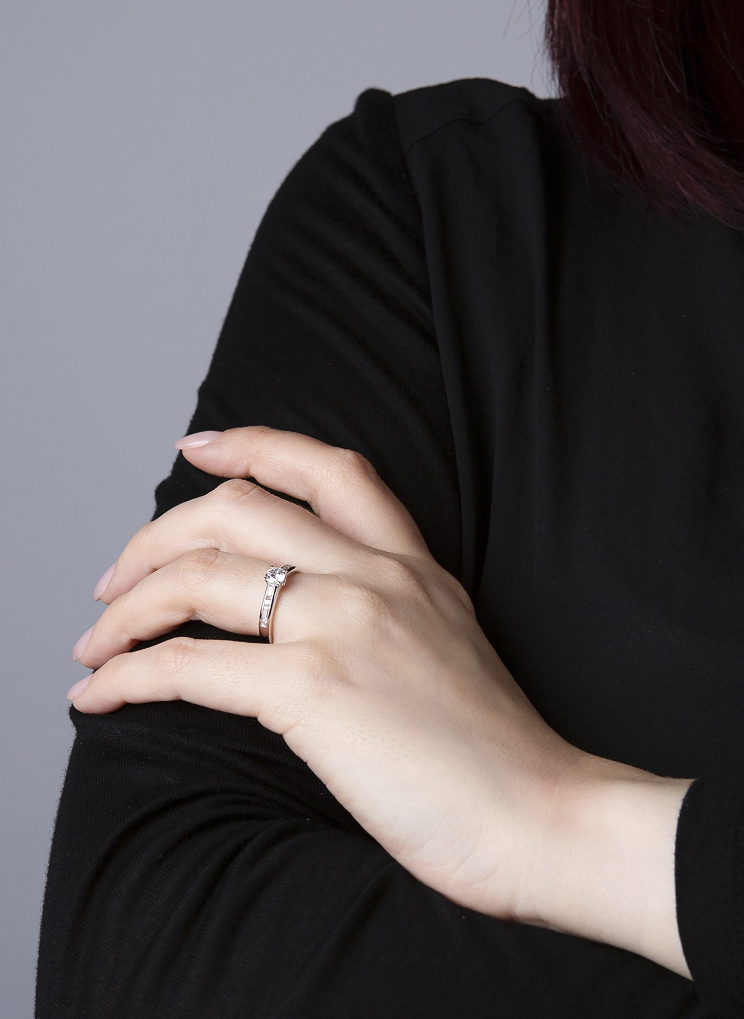 Ring 4er-Krappe 18 kt WG