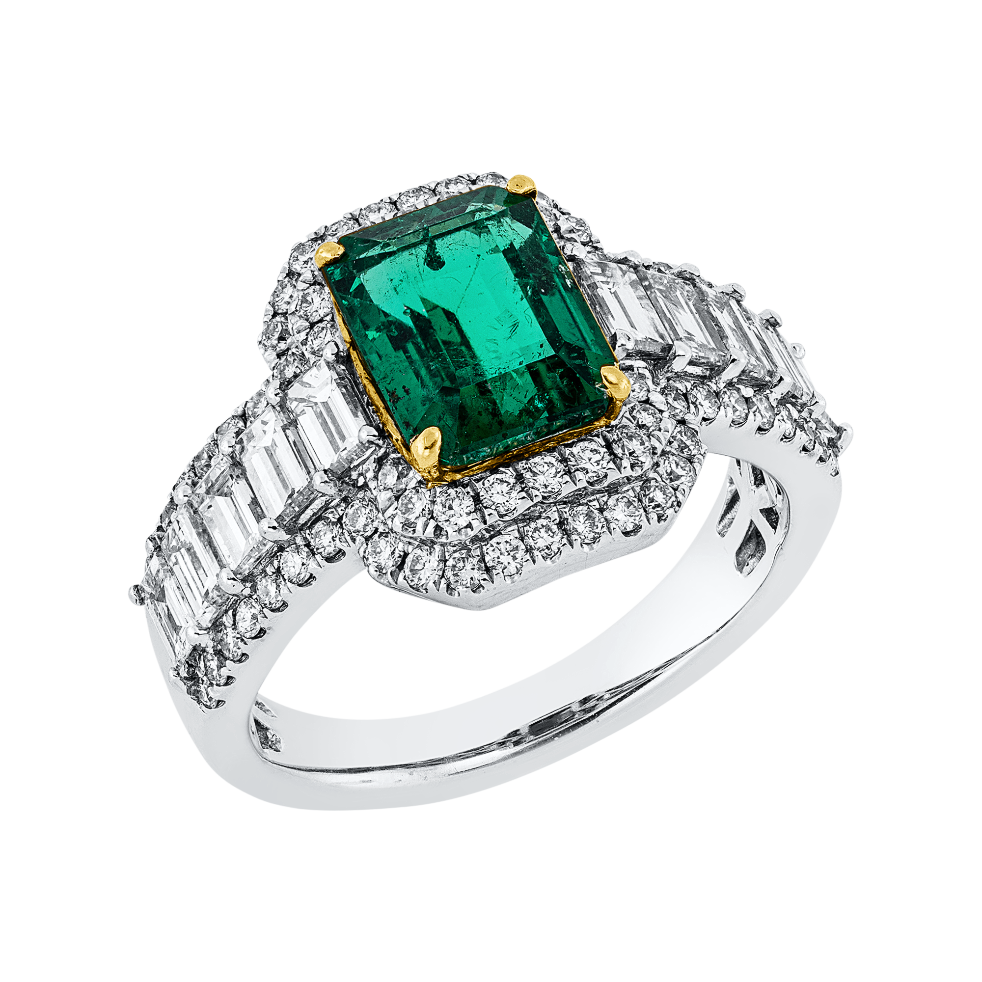 Ring 18 kt WG+GG