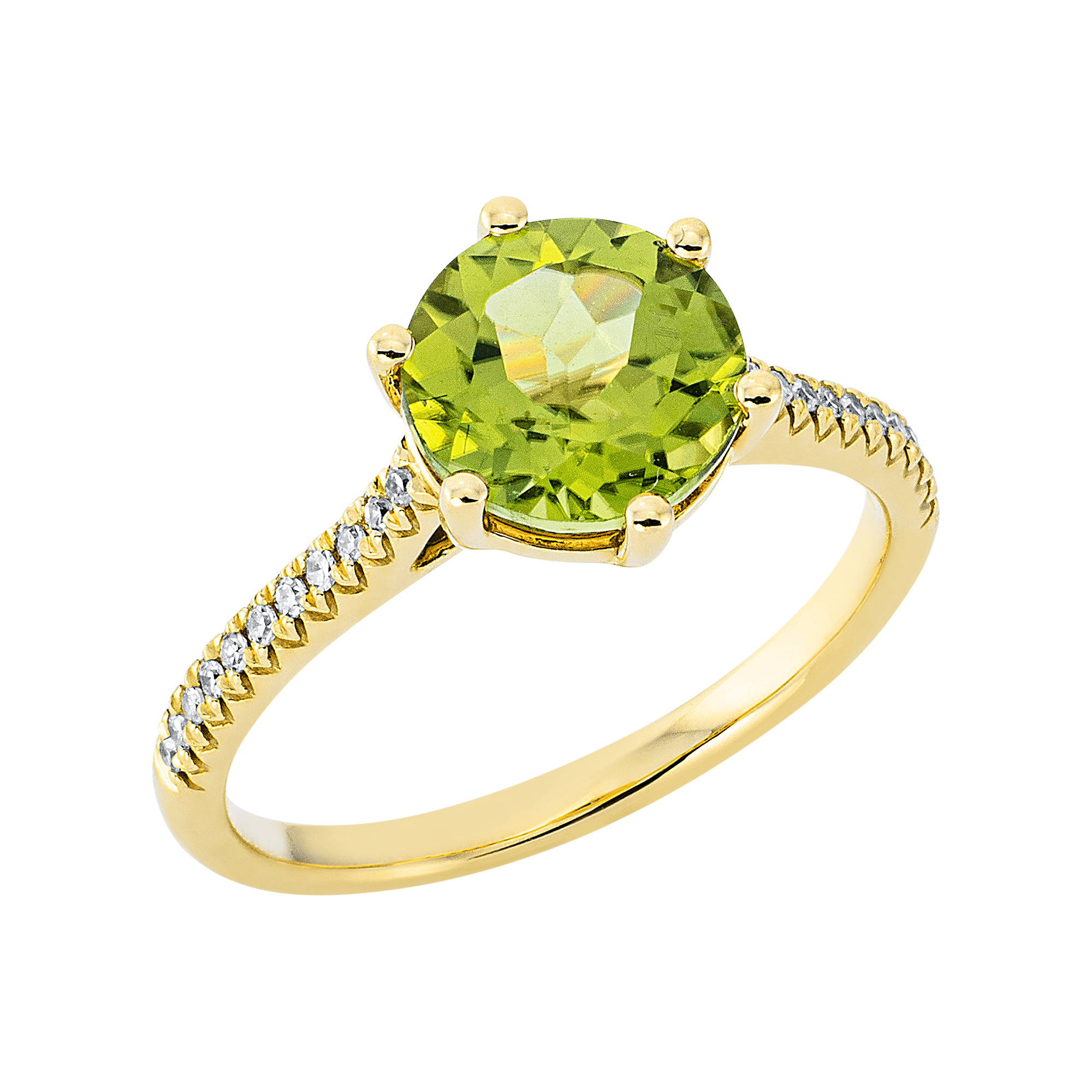 Ring 6er-Krappe 18 kt GG