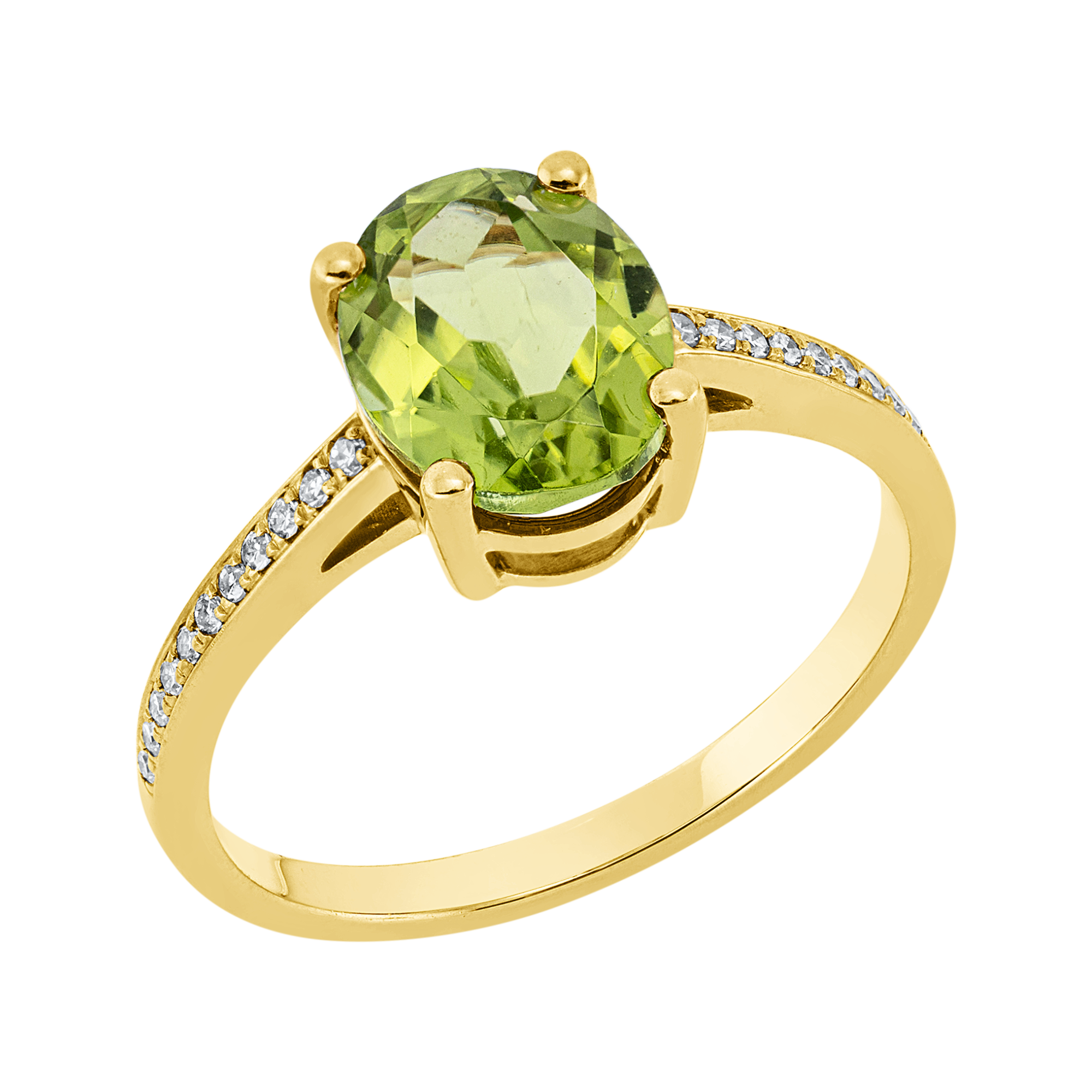 Ring 4er-Krappe 18 kt GG