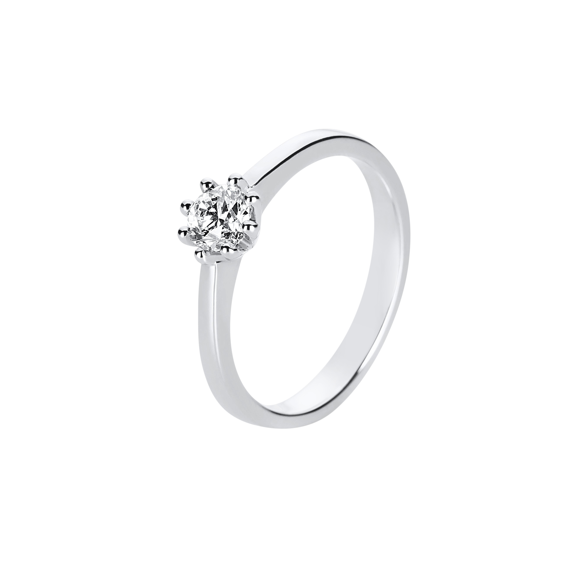 Ring 8er-Krappe 14 kt WG