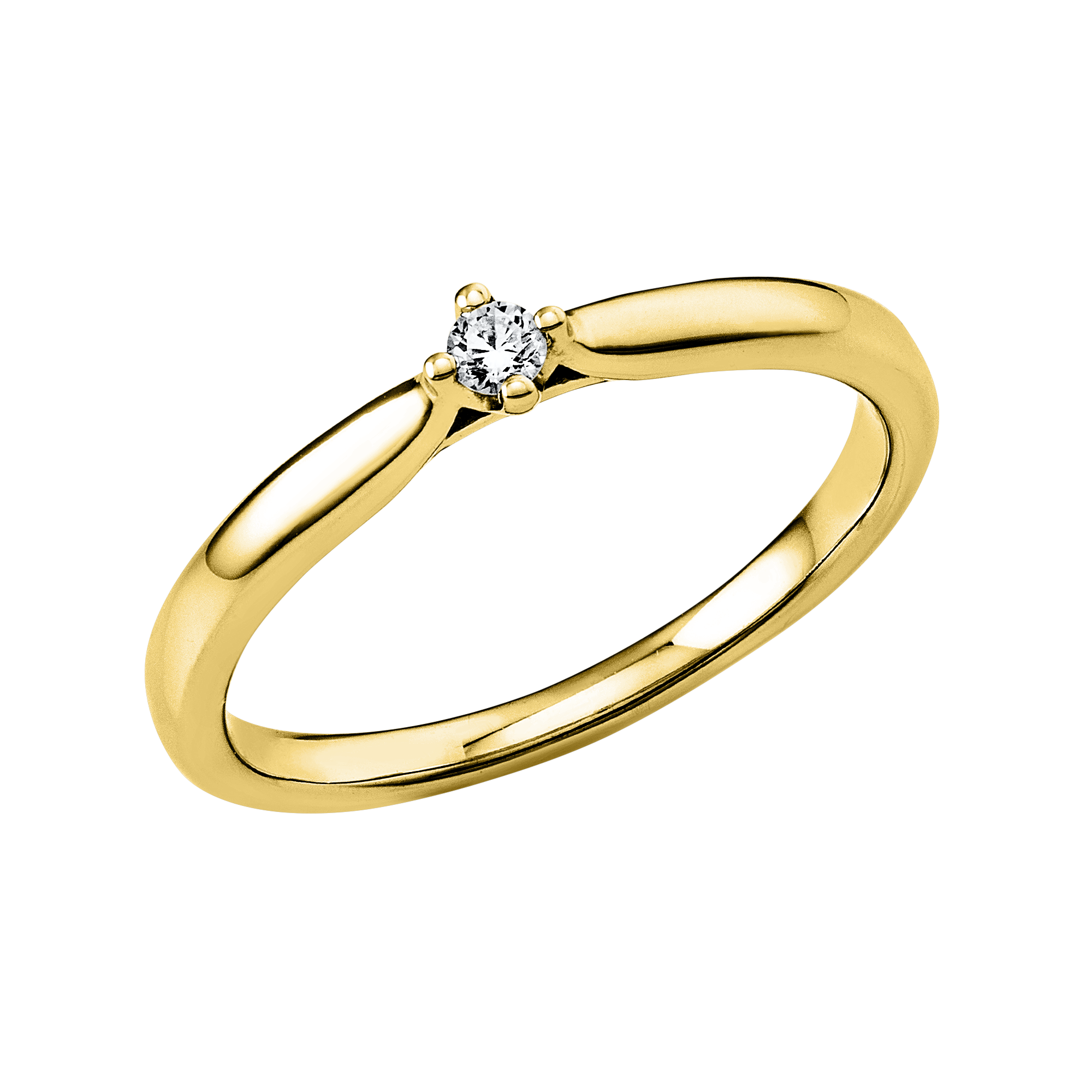 Ring 4er-Krappe 18 kt GG