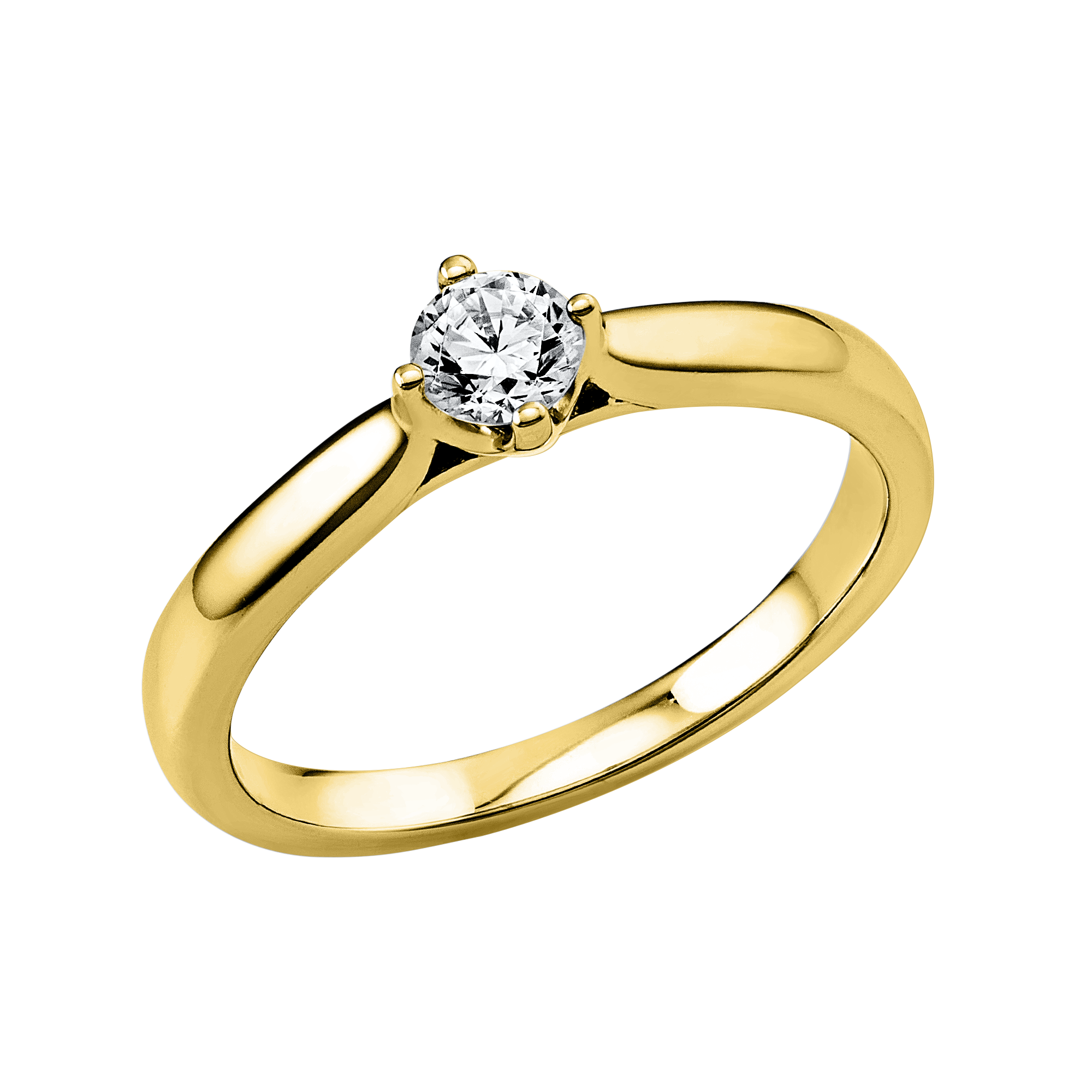 Ring 4er-Krappe 14 kt GG