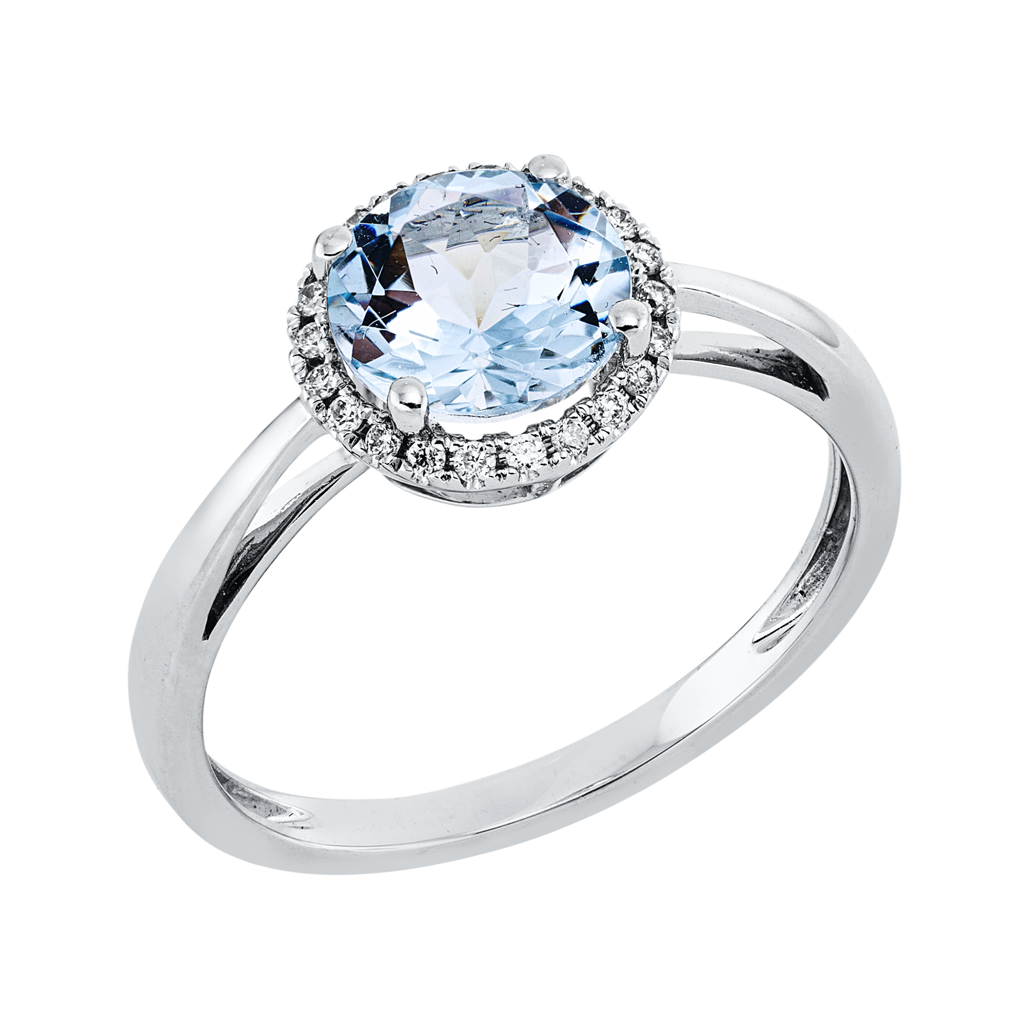 Ring 4er-Krappe 18 kt WG