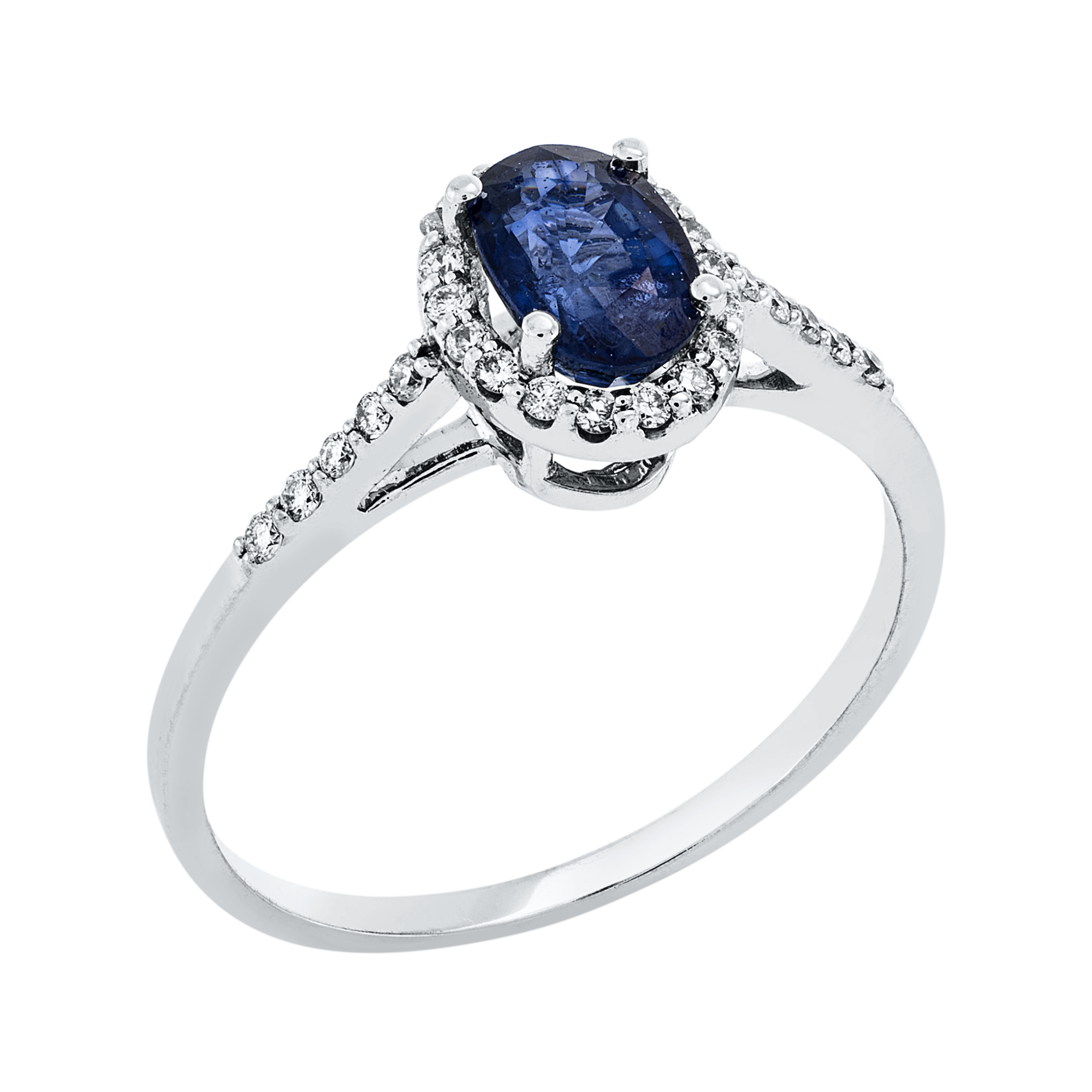 Ring 4er-Krappe 14 kt WG
