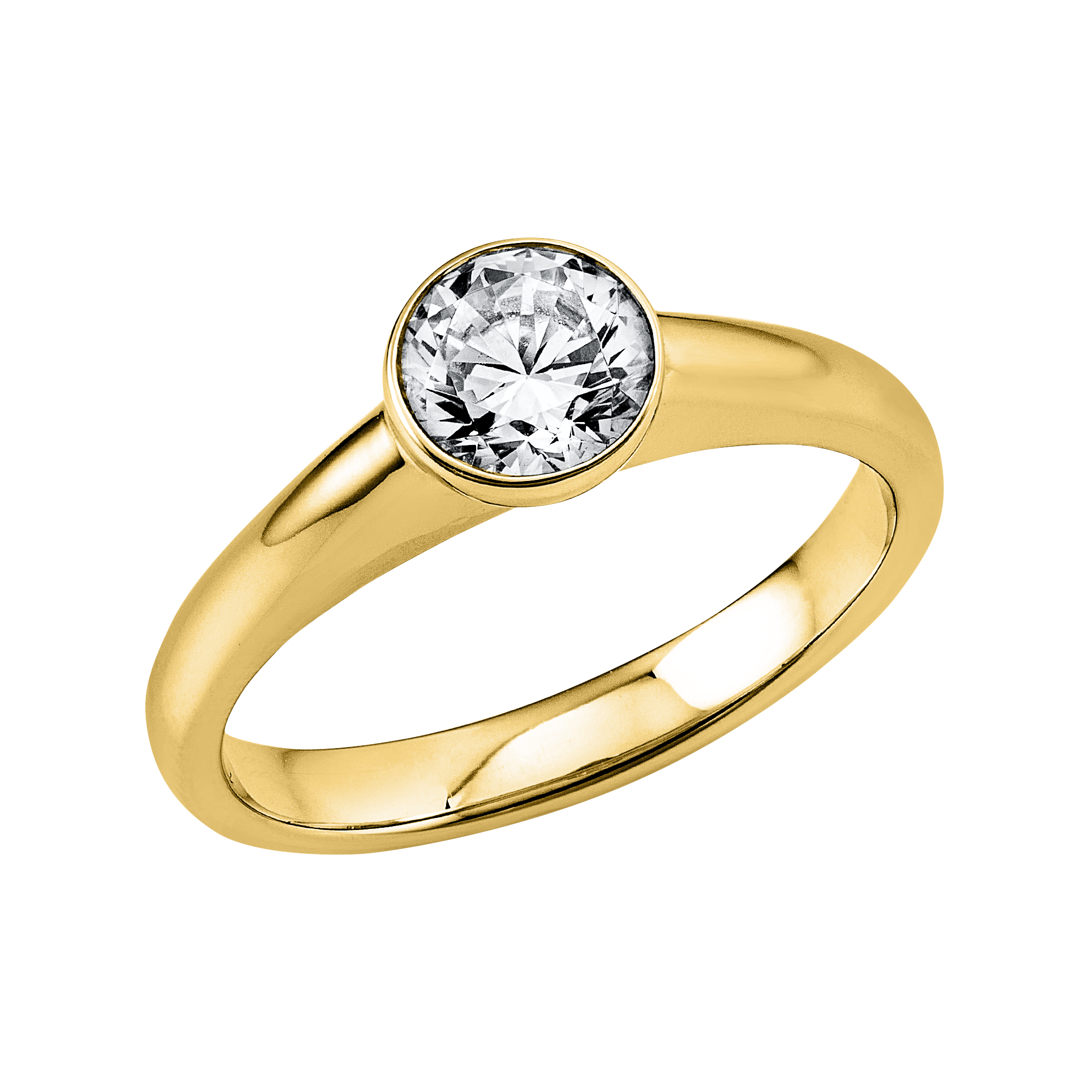 Ring Zarge 14 kt GG, GIA2448974967