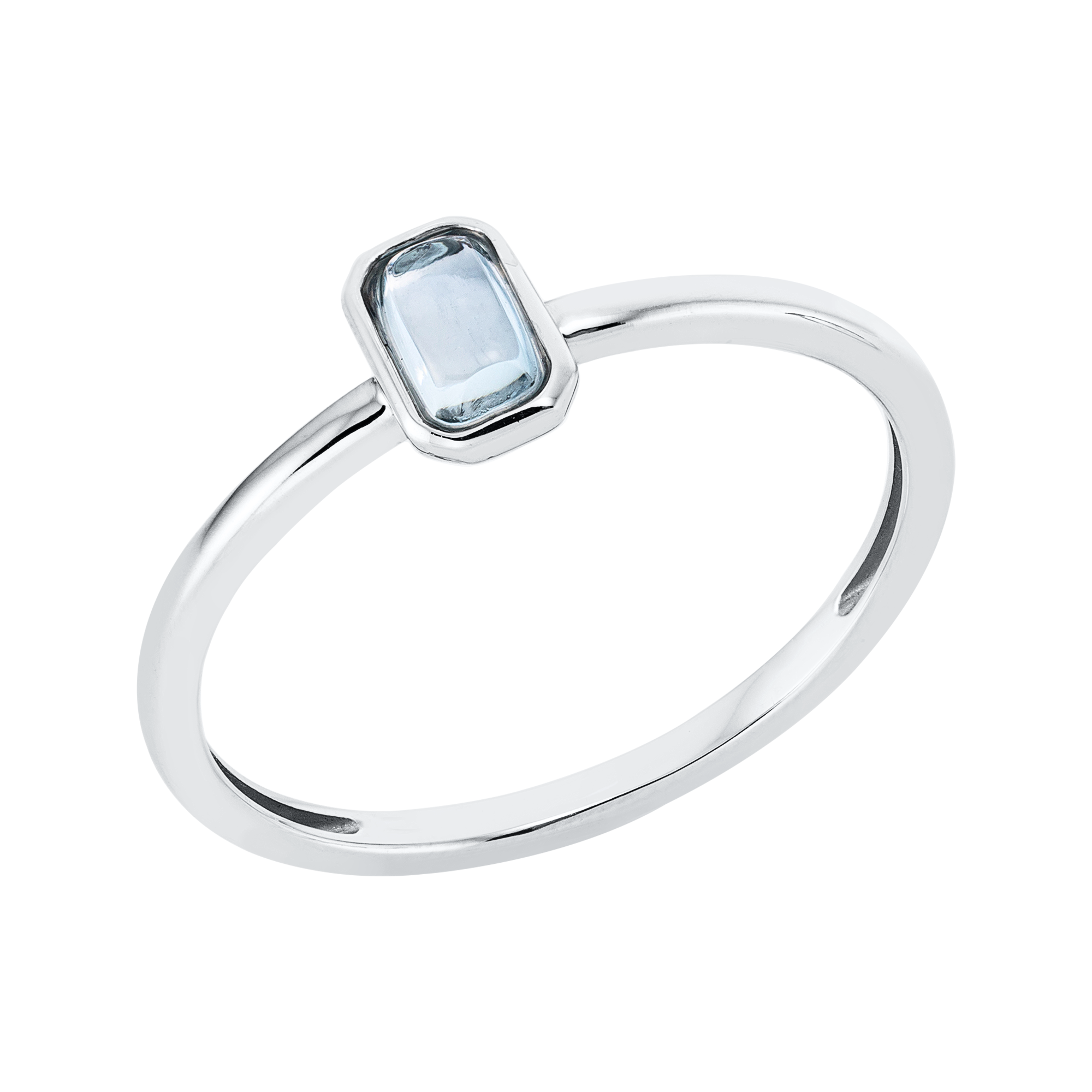 Ring 18 kt WG baguette