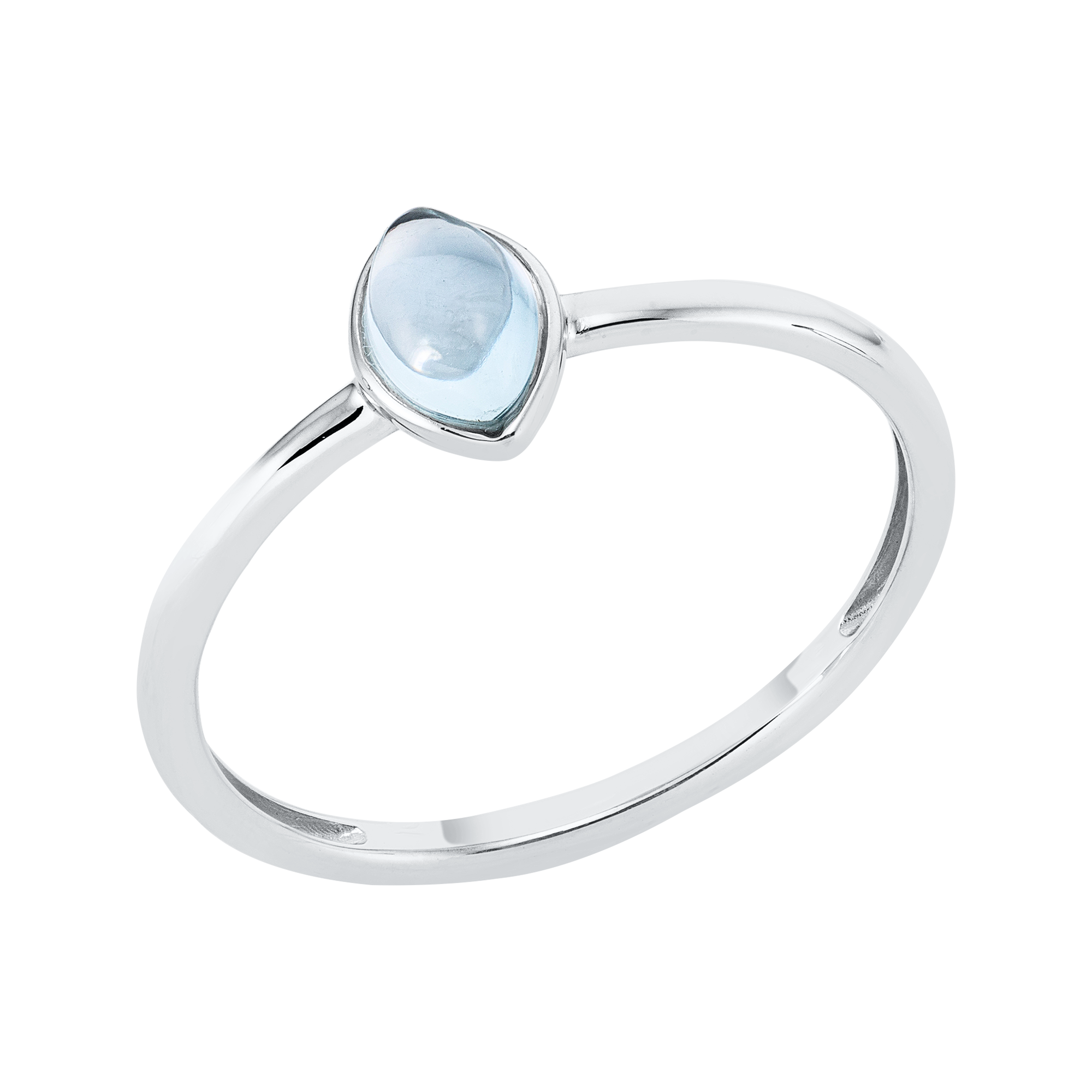 Ring 18 kt WG navette