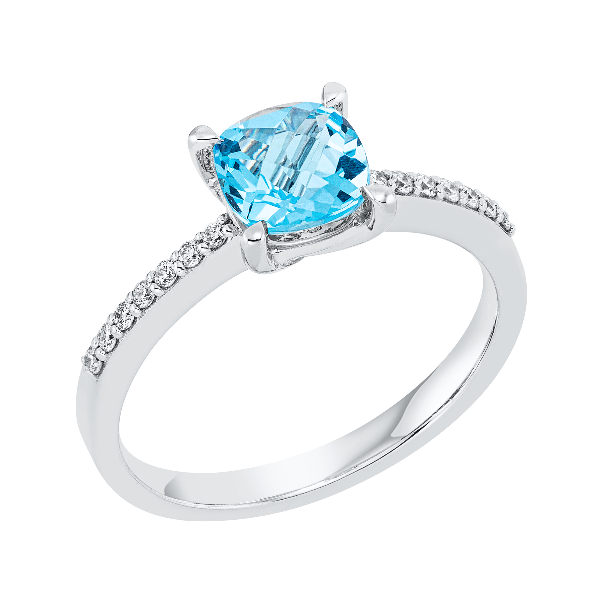 Ring 4er-Krappe 18 kt WG