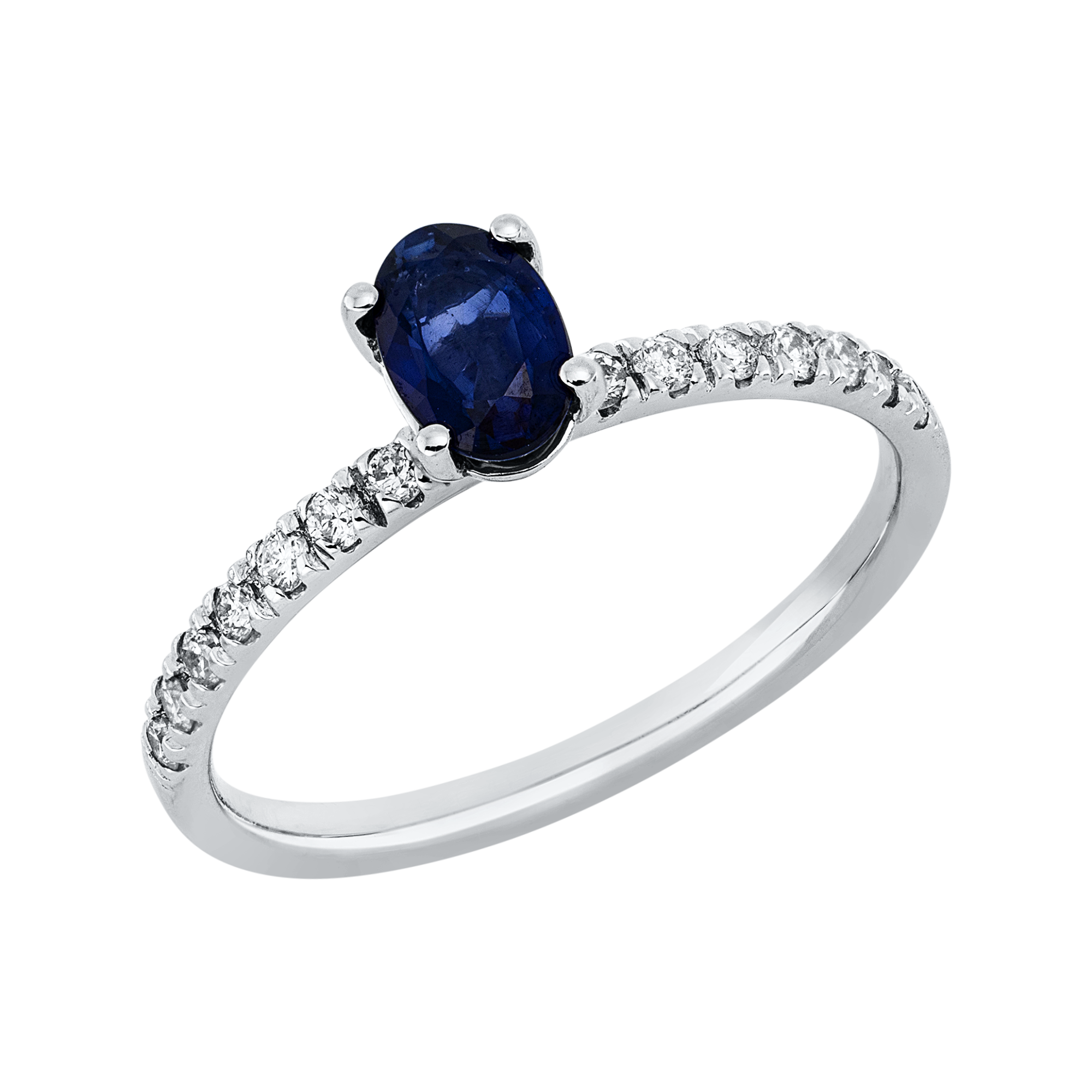 Ring 4er-Krappe 18 kt WG