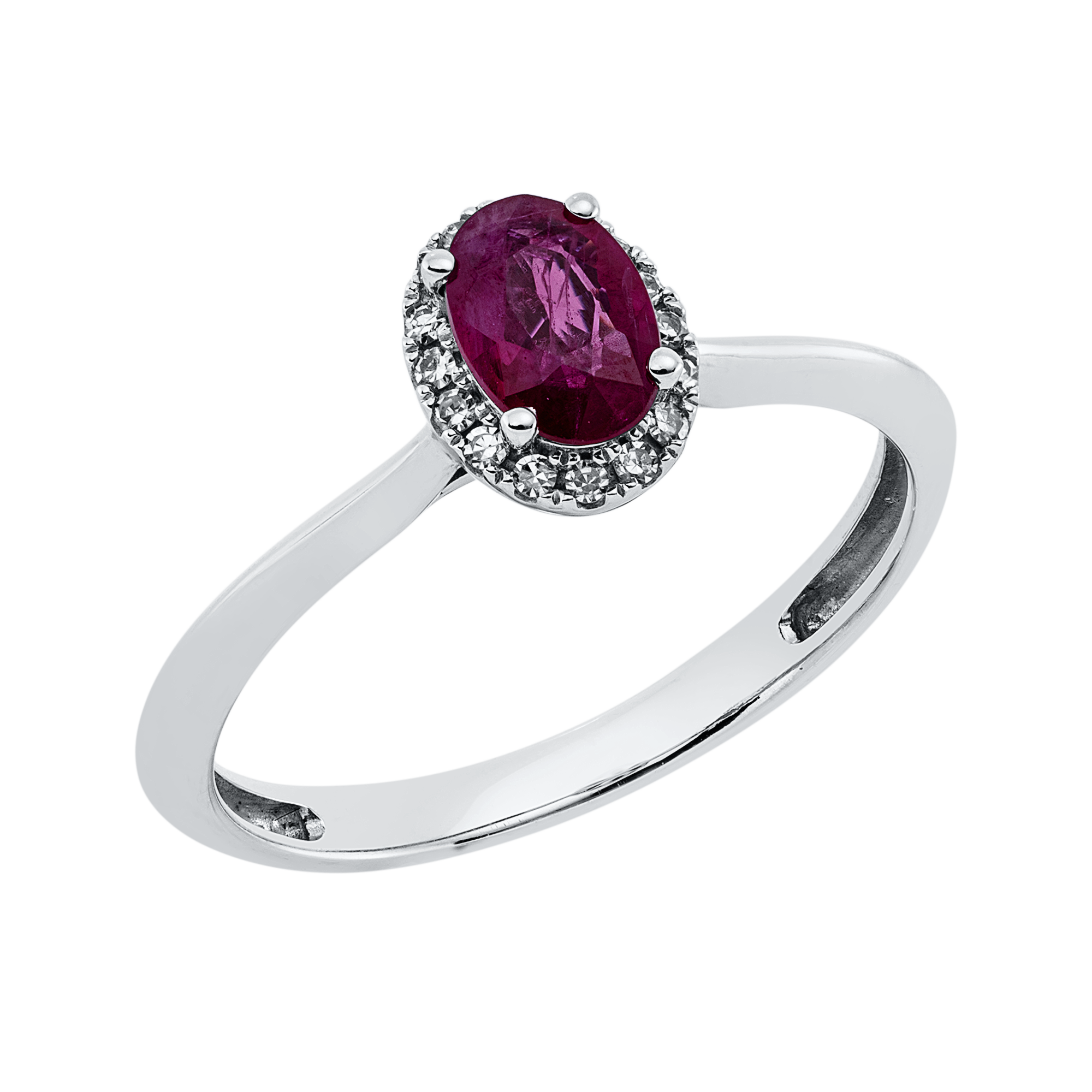 Ring 4er-Krappe 18 kt WG