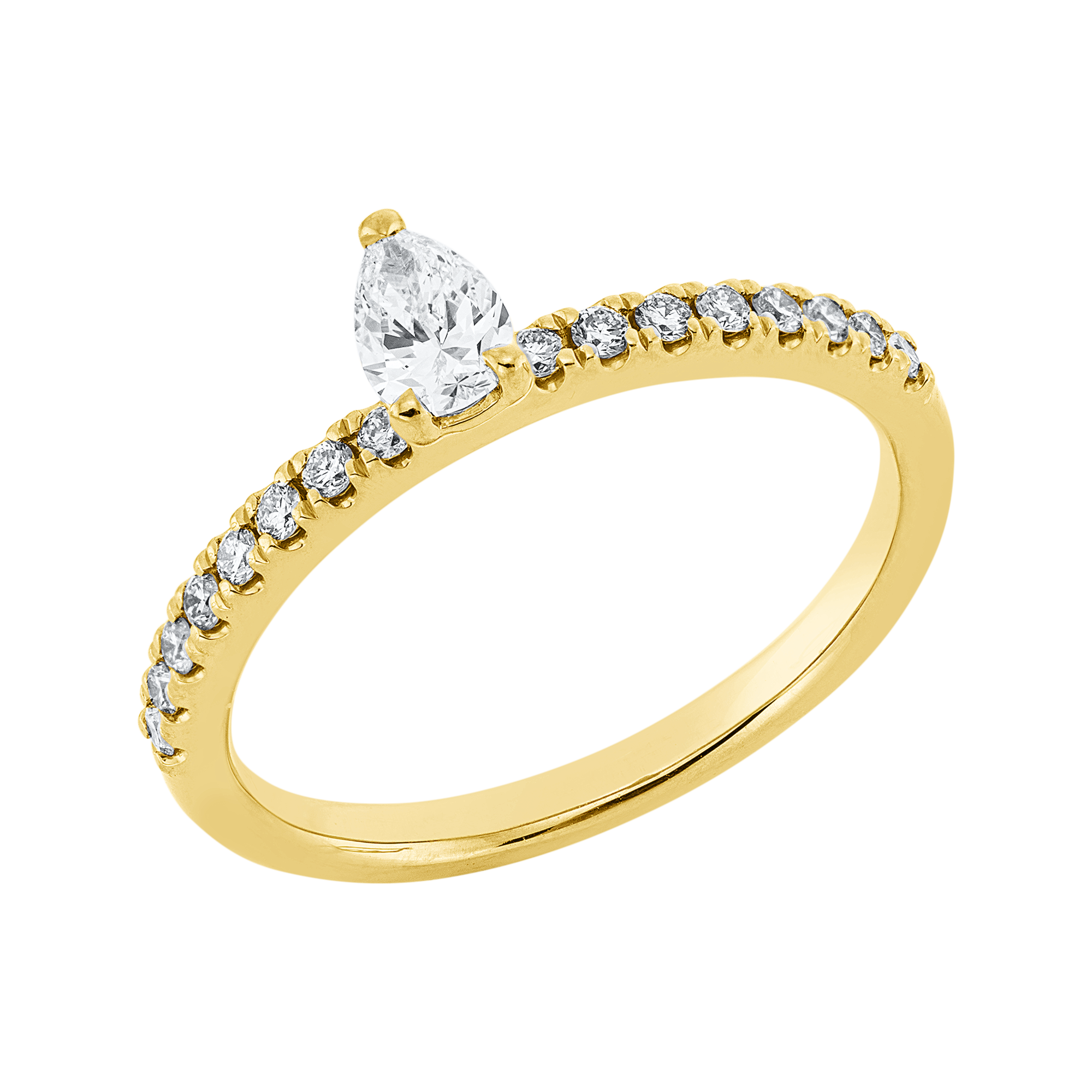 Ring 3er-Krappe 18 kt GG
