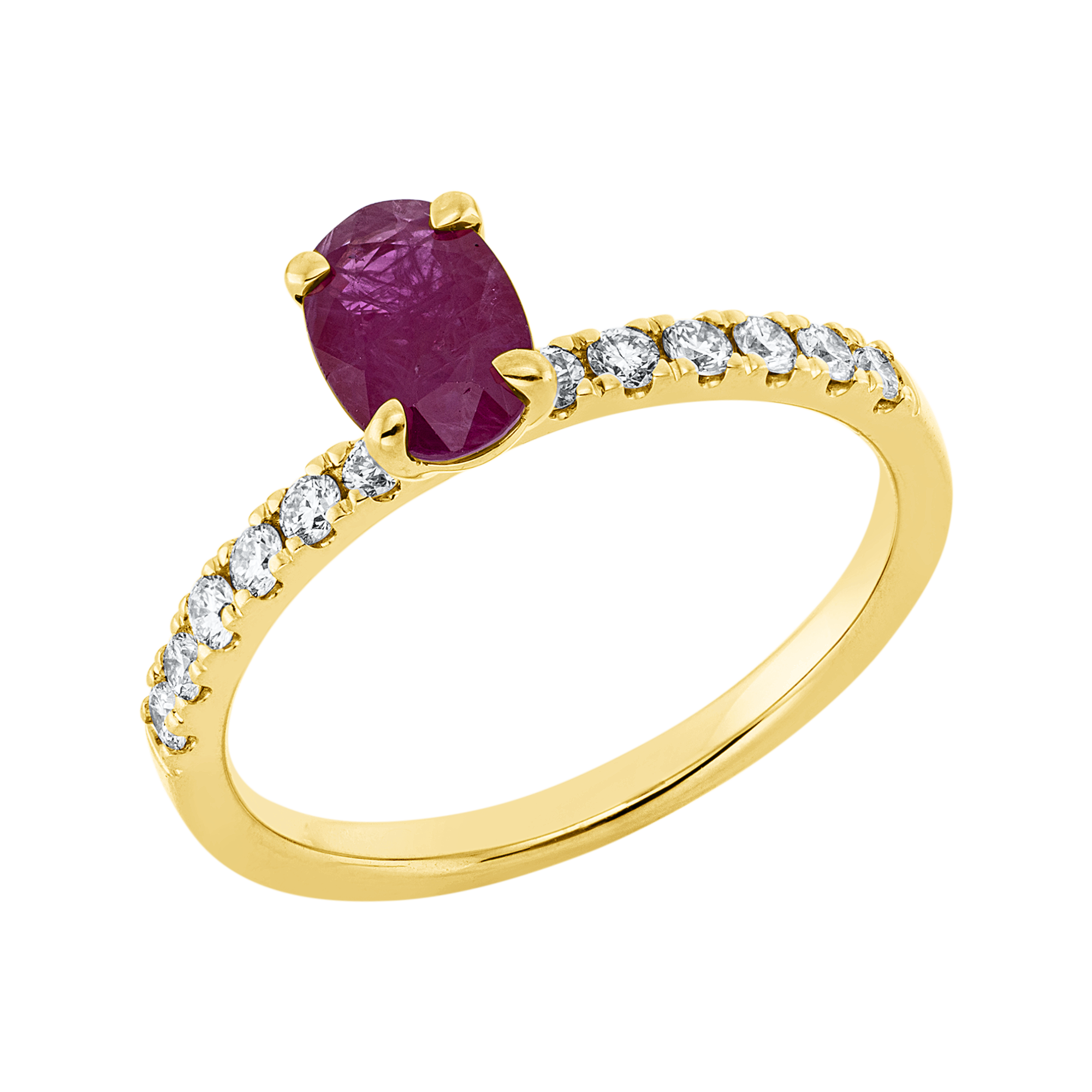 Ring 4er-Krappe 18 kt GG