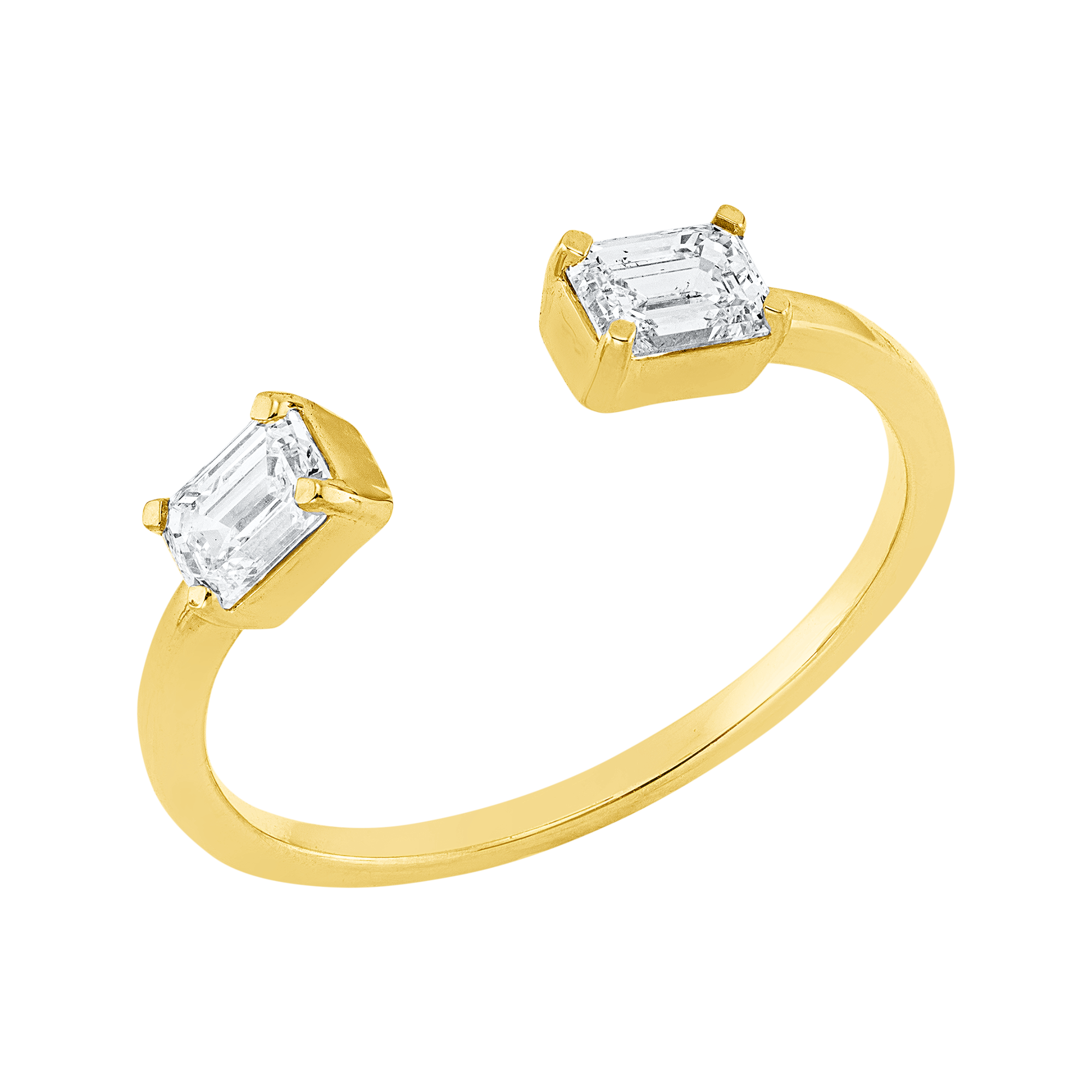 Ring 4er-Krappe 18 kt GG