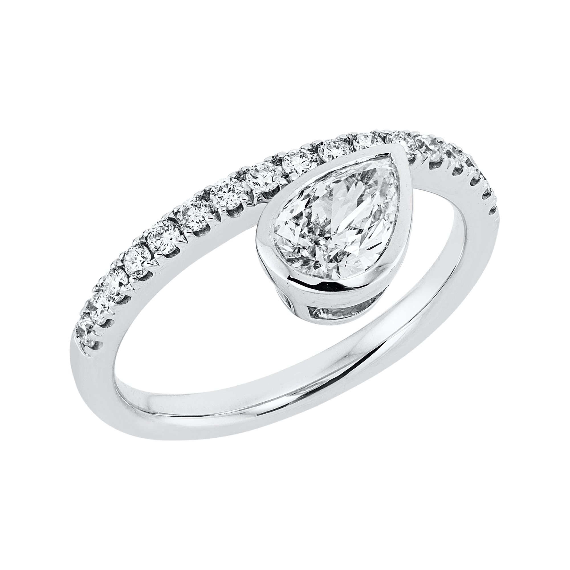 Ring Zarge 14 kt WG