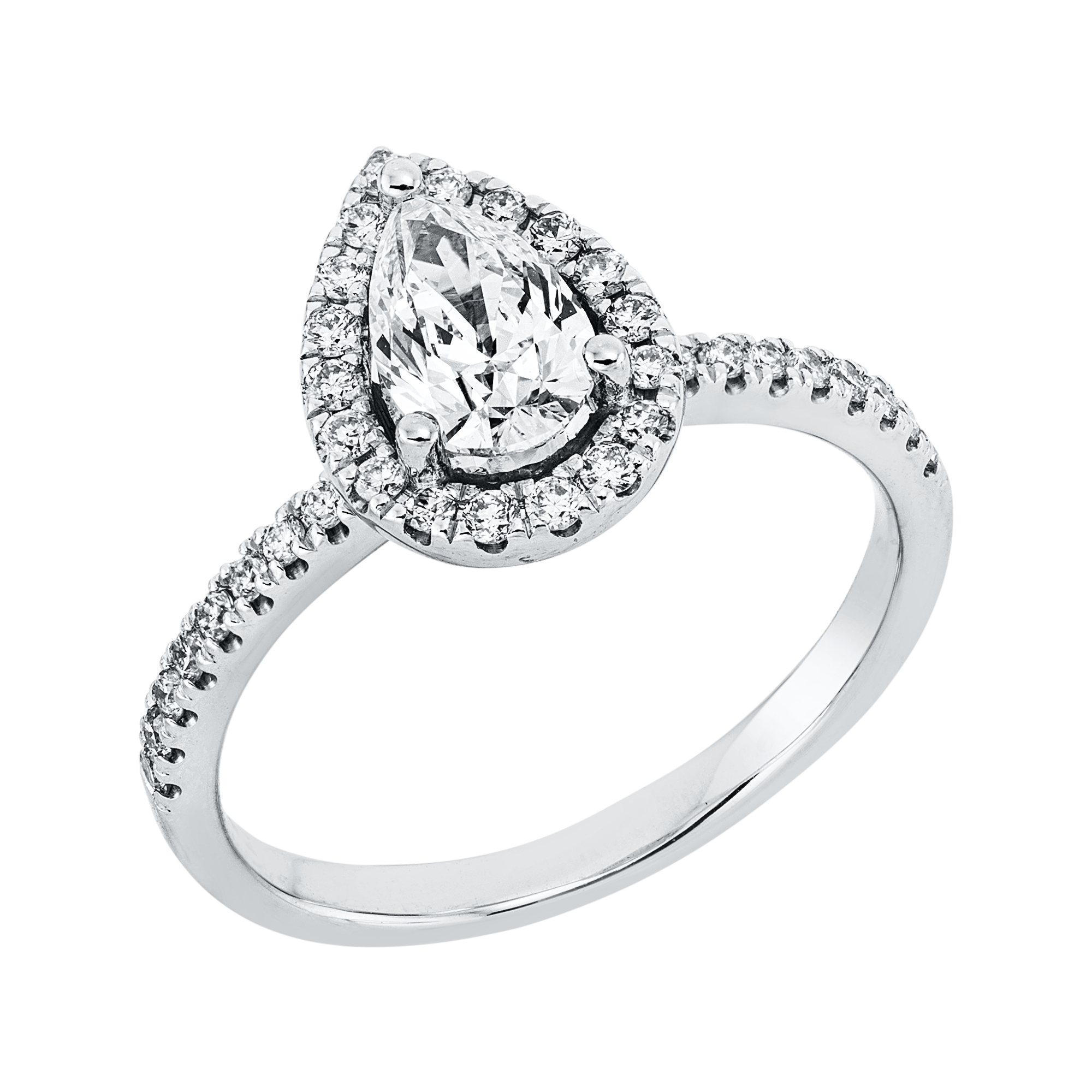 Ring 3er-Krappe 14 kt WG