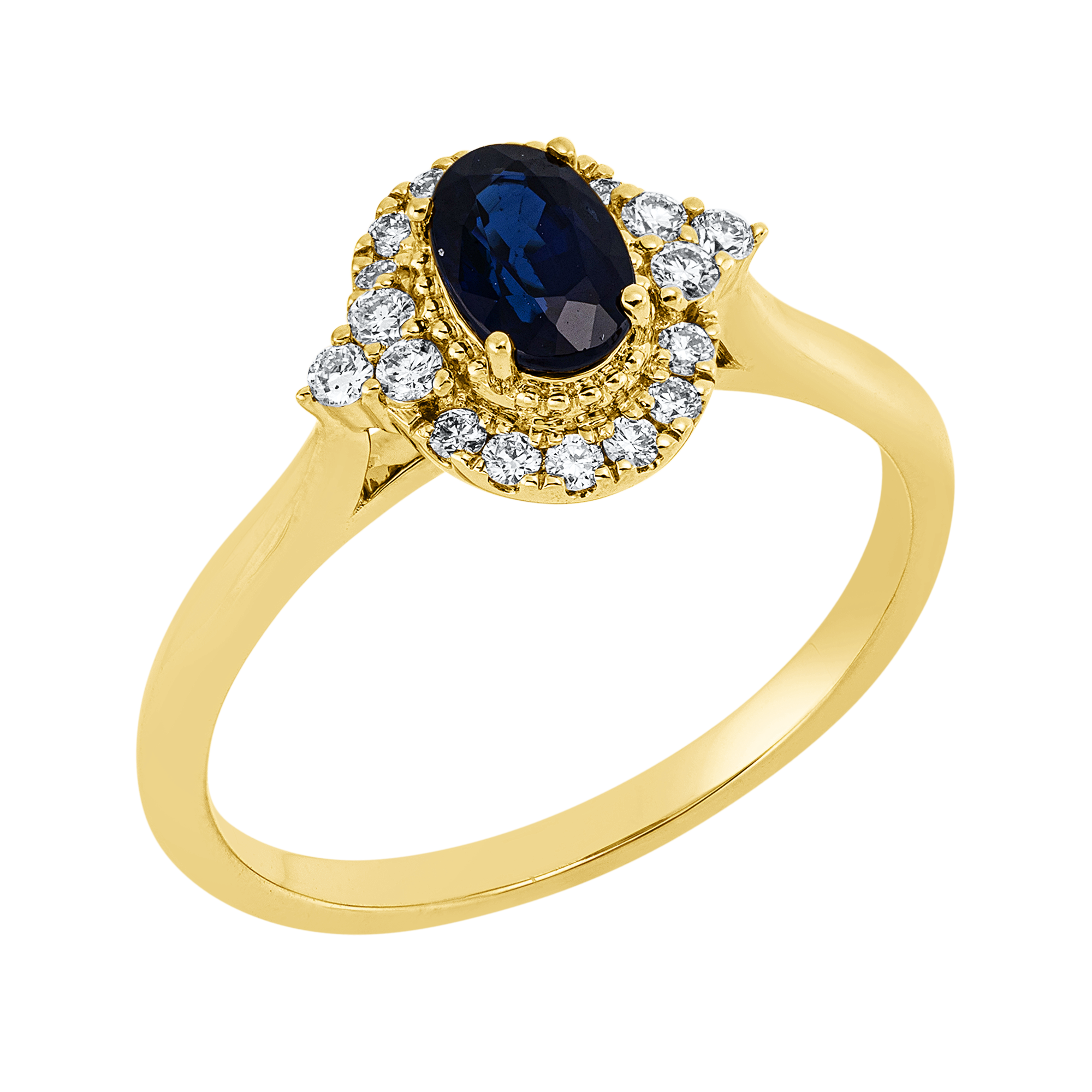 Ring 4er-Krappe 14 kt GG
