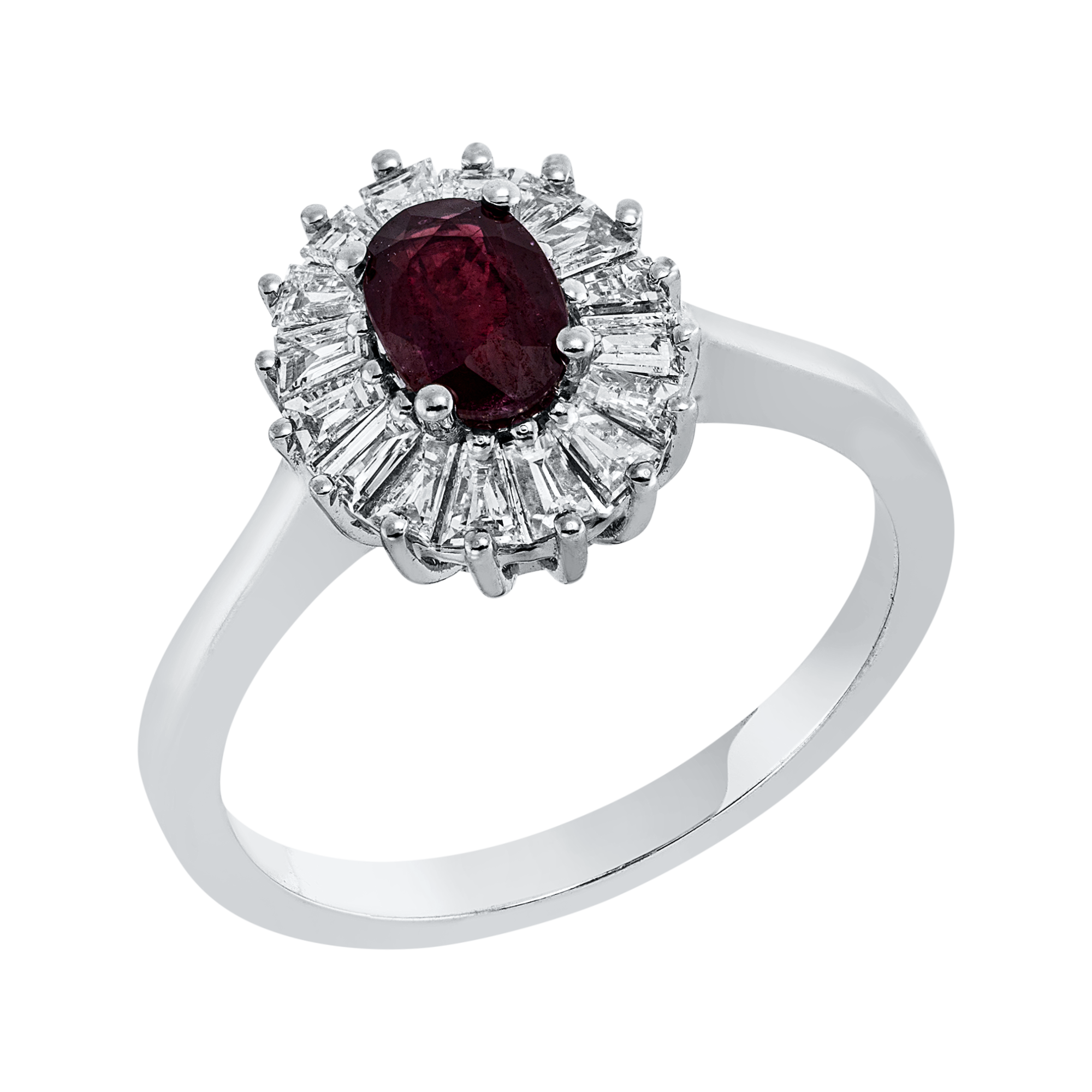 Ring 4er-Krappe 18 kt WG