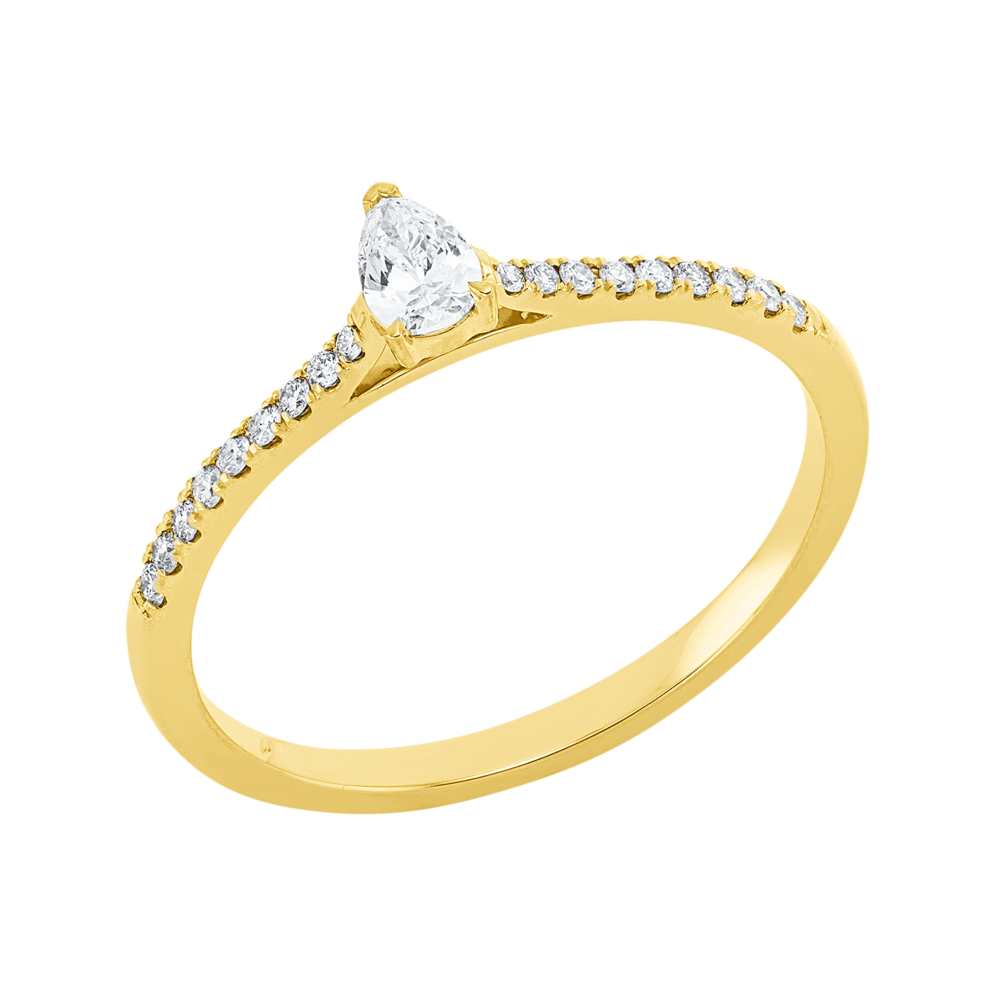 Ring 3er-Krappe 18 kt GG