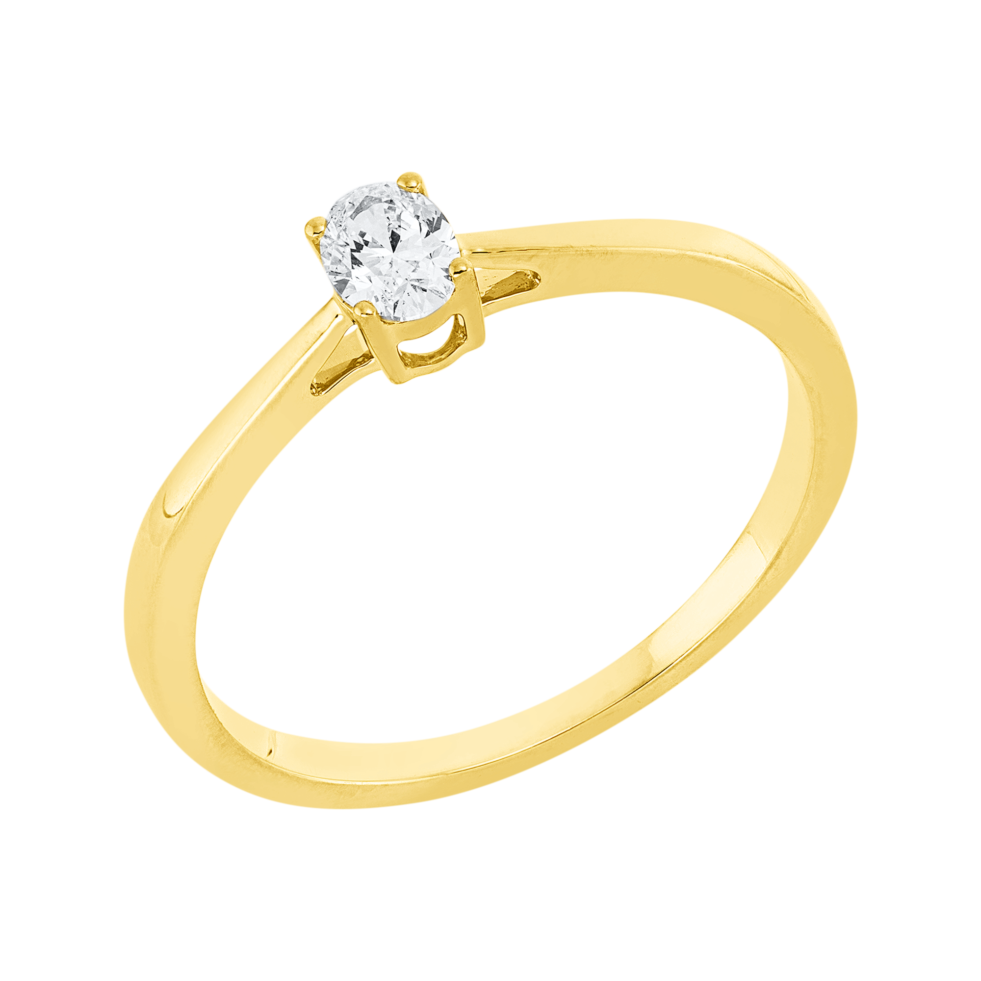 Ring 4er-Krappe 18 kt GG
