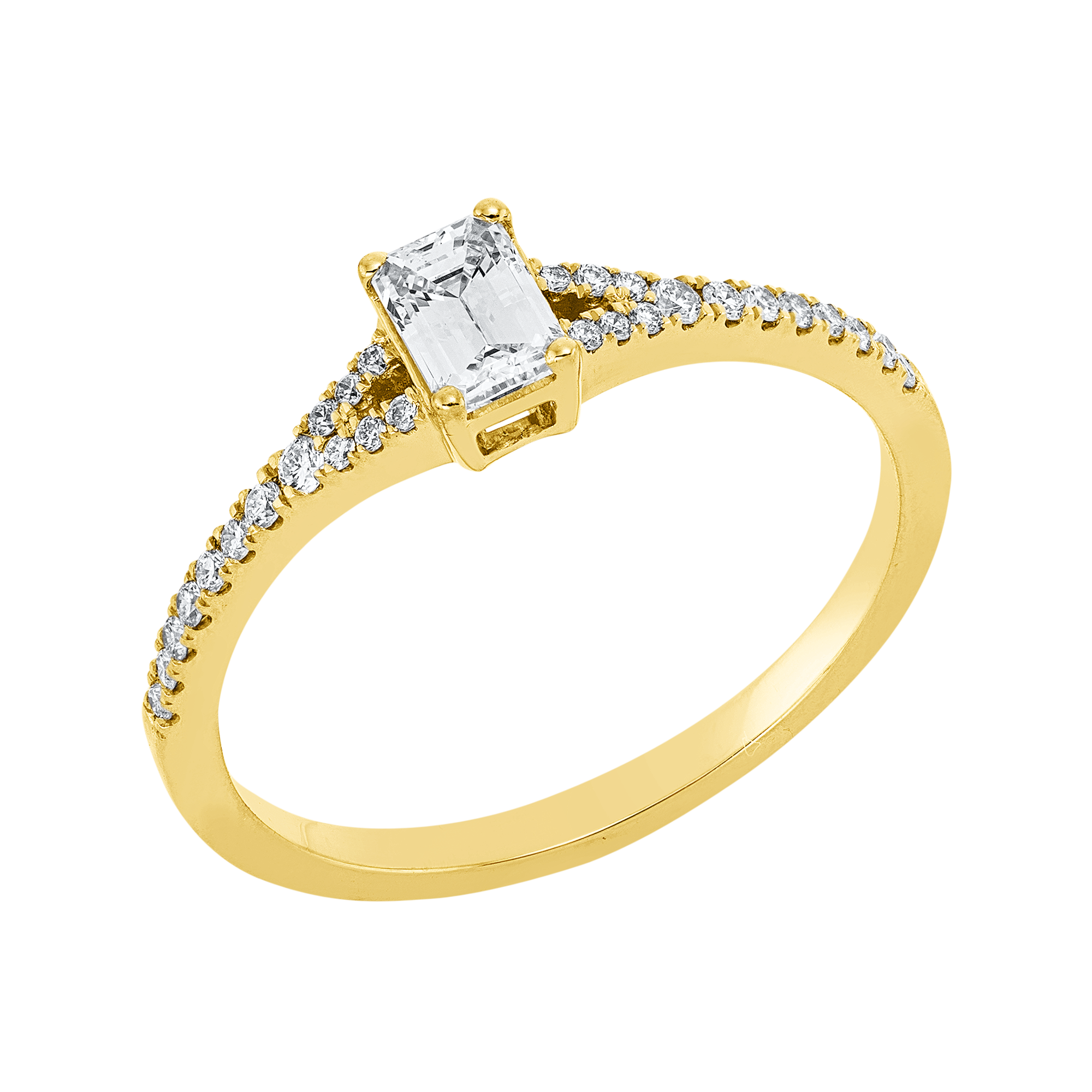 Ring 4er-Krappe 18 kt GG, GIA 6522861309